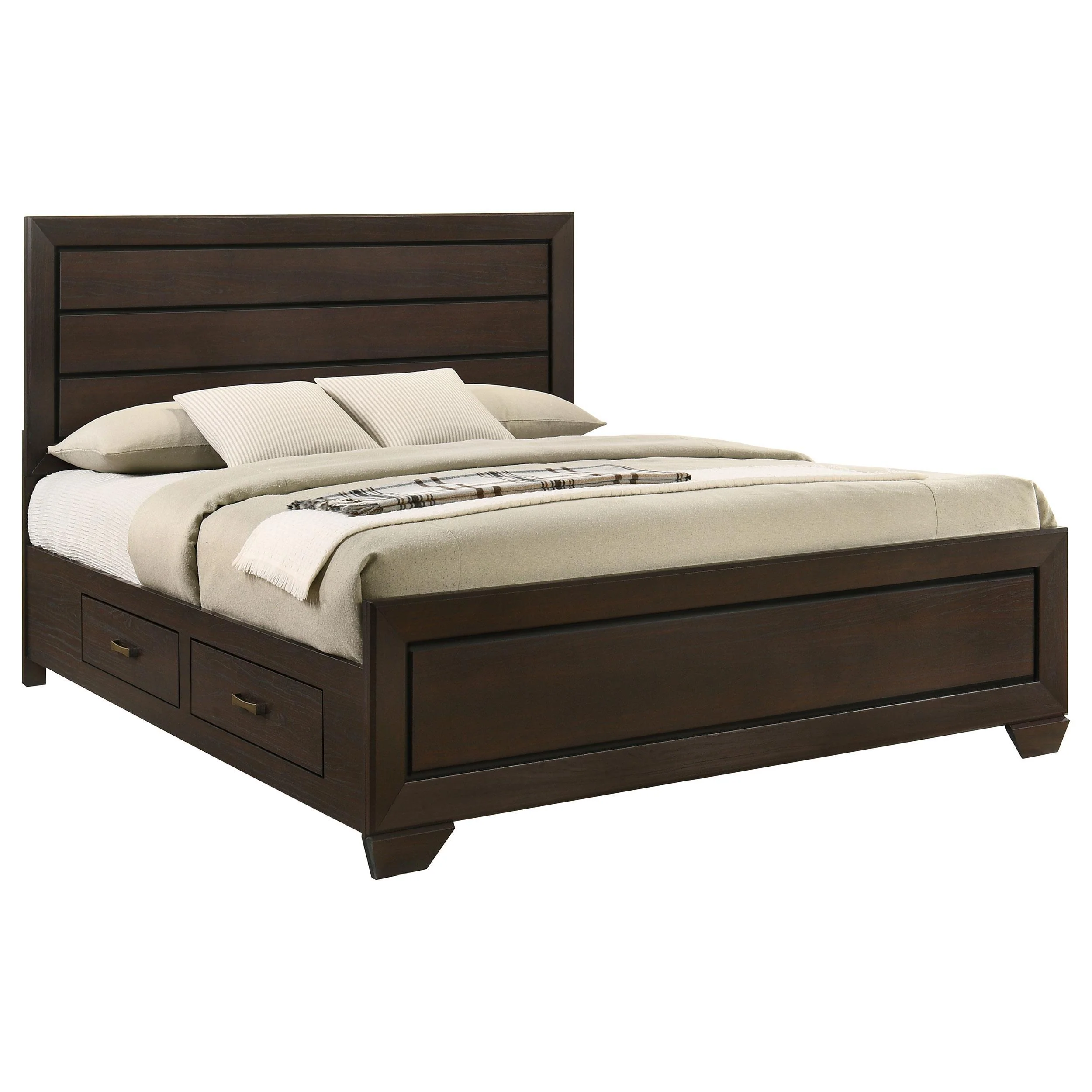 Coaster Furniture Kauffman 204390KE 6 pc King Bedroom Set with Storage - Image 2