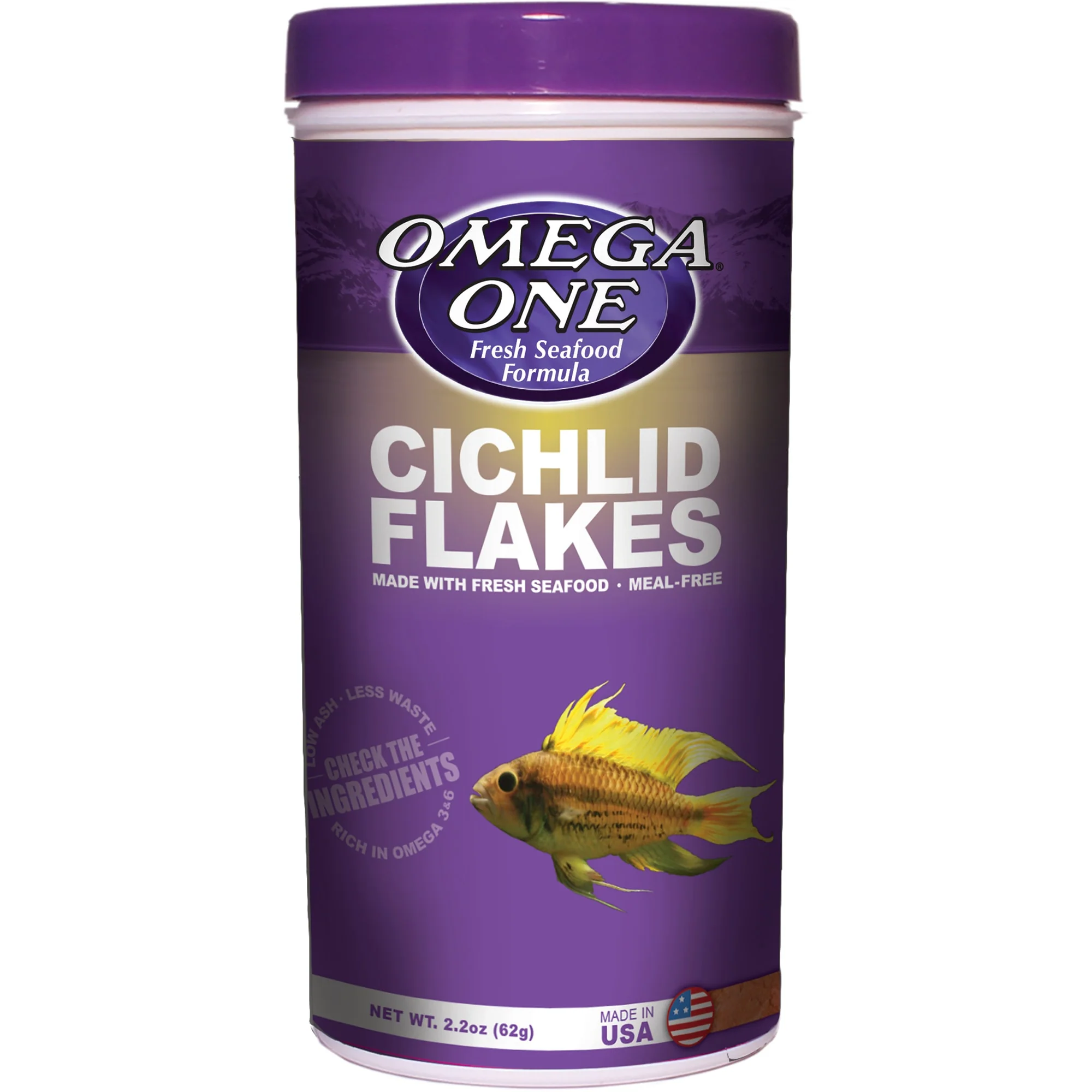 and contain natural pigments for vibrant colors. Made with an abundance and variety of fresh seafood proteins. Never clouds water." - Image 1