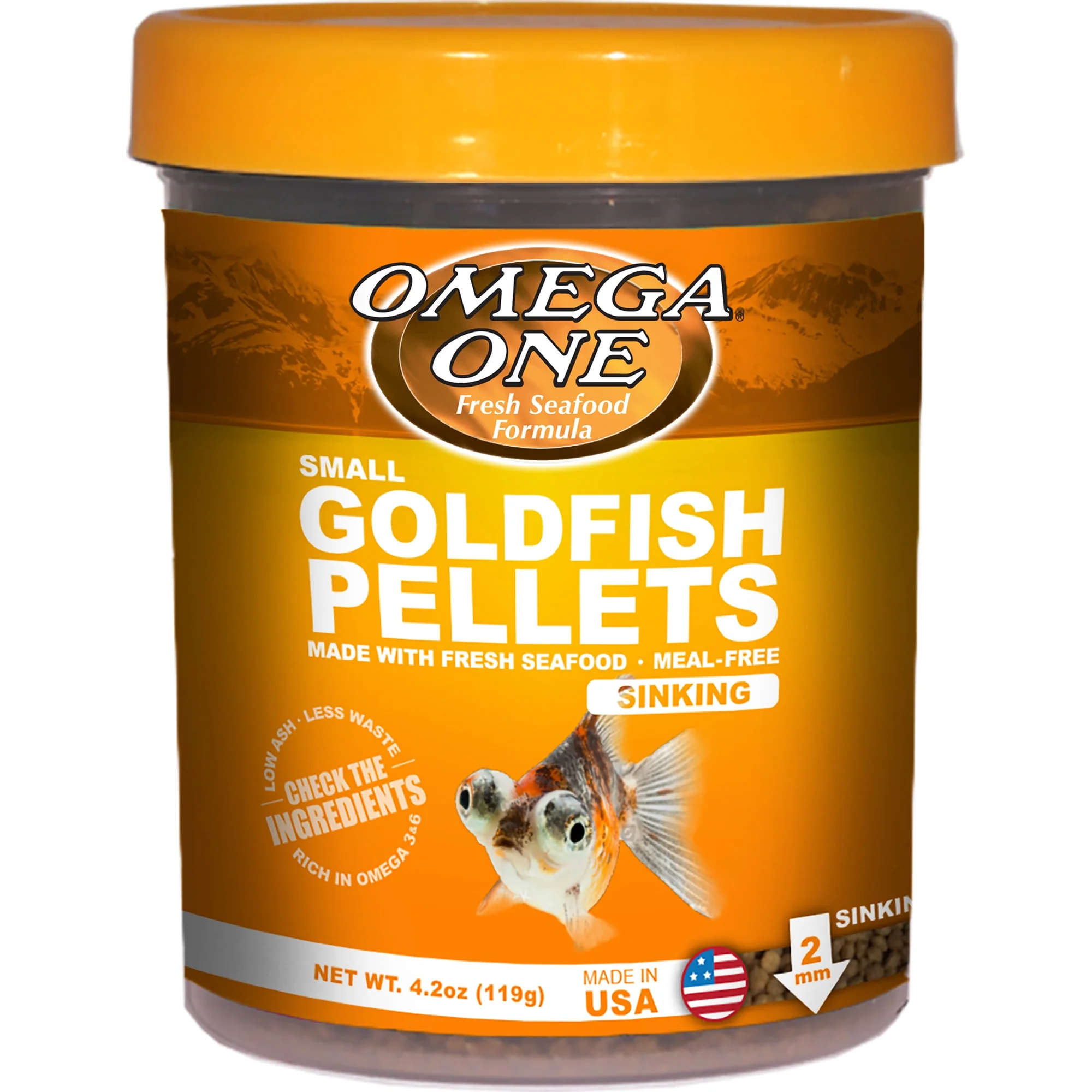 OMEGA ONE Goldfish Pellets – Sinking