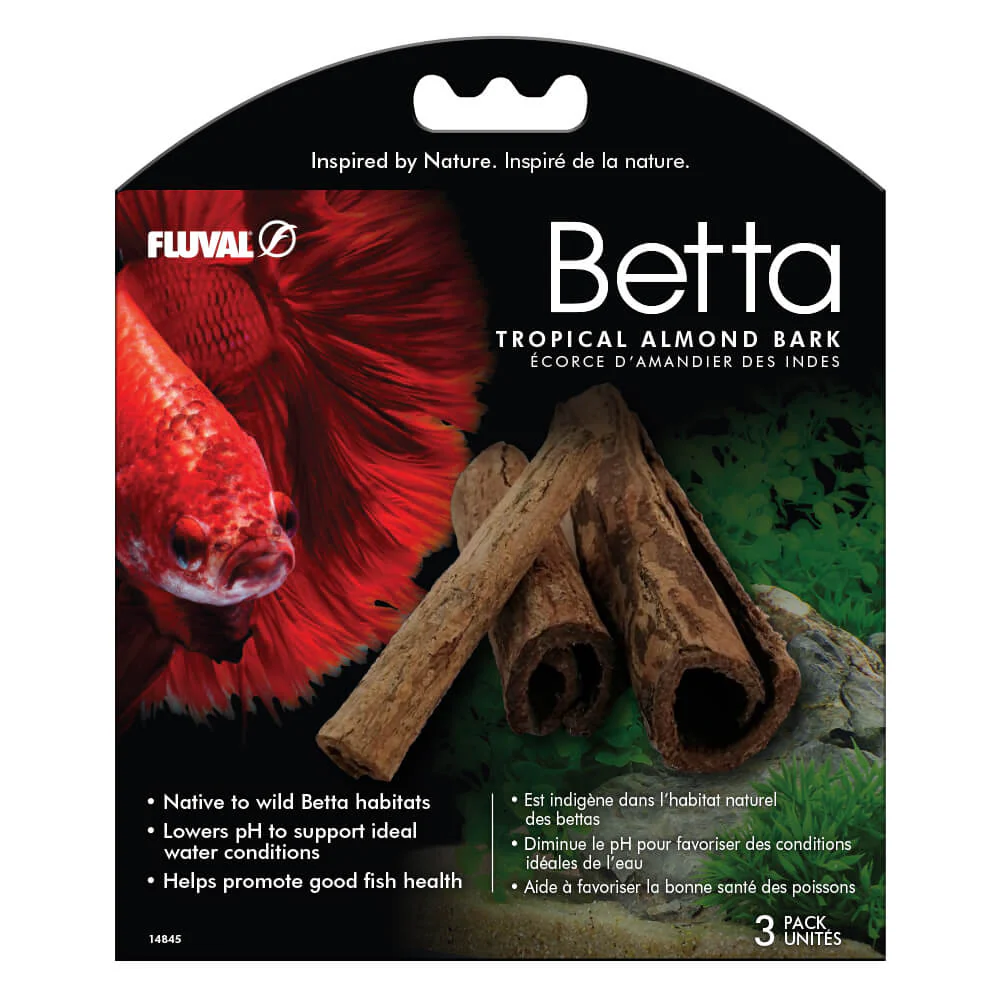 Fluval Betta Tropical Almond Bark, 3-Pack - Image 1