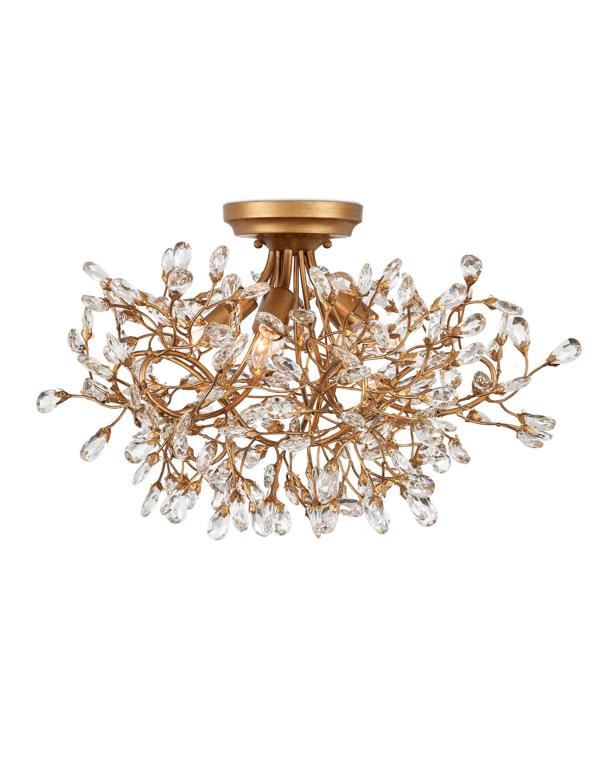 Crystal Bud Semi-Flush Mount - Image 1