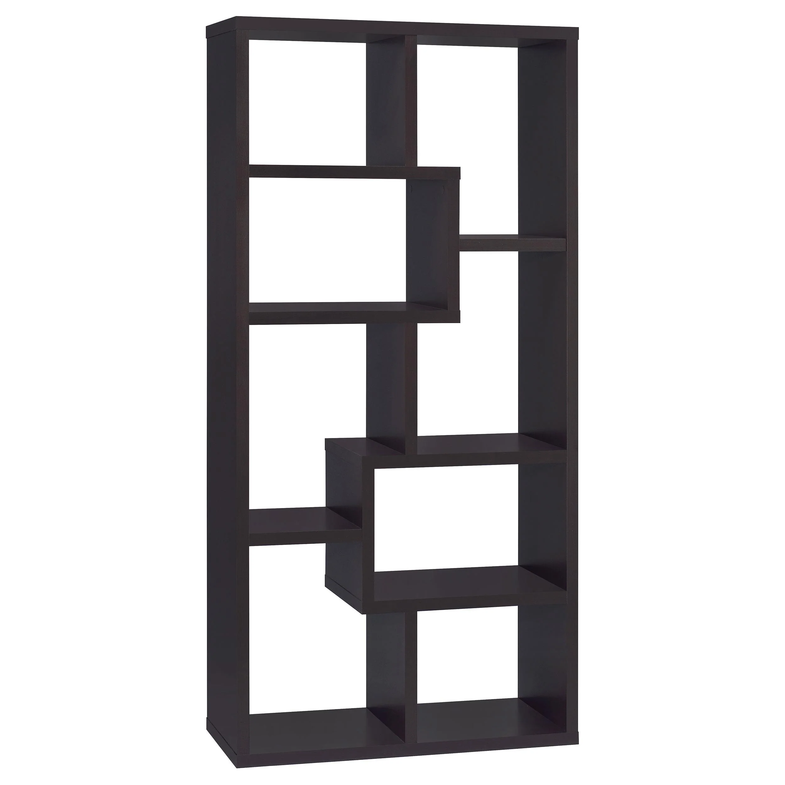 Coaster Furniture Theo 800264 71-inch 7-shelf Bookshelf – Cappuccino