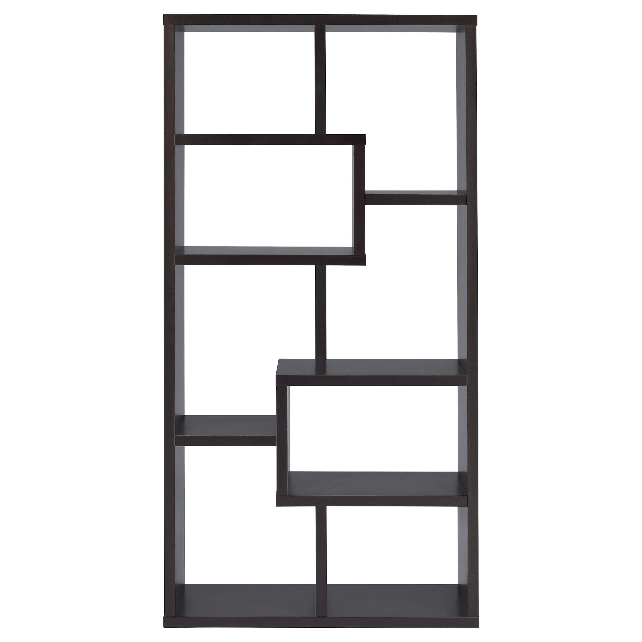 Coaster Furniture Theo 800264 71-inch 7-shelf Bookshelf - Cappuccino - Image 2