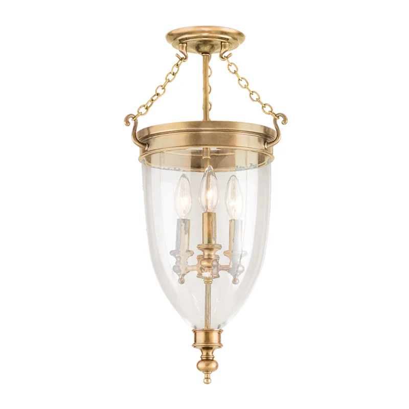 Hanover Three Light Semi Flush Mount - Image 1