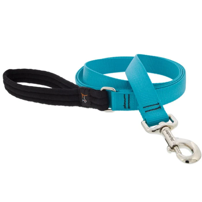Lupine Pet Dog 6 Ft Long 1 In Leash Basics Aqua - Image 1
