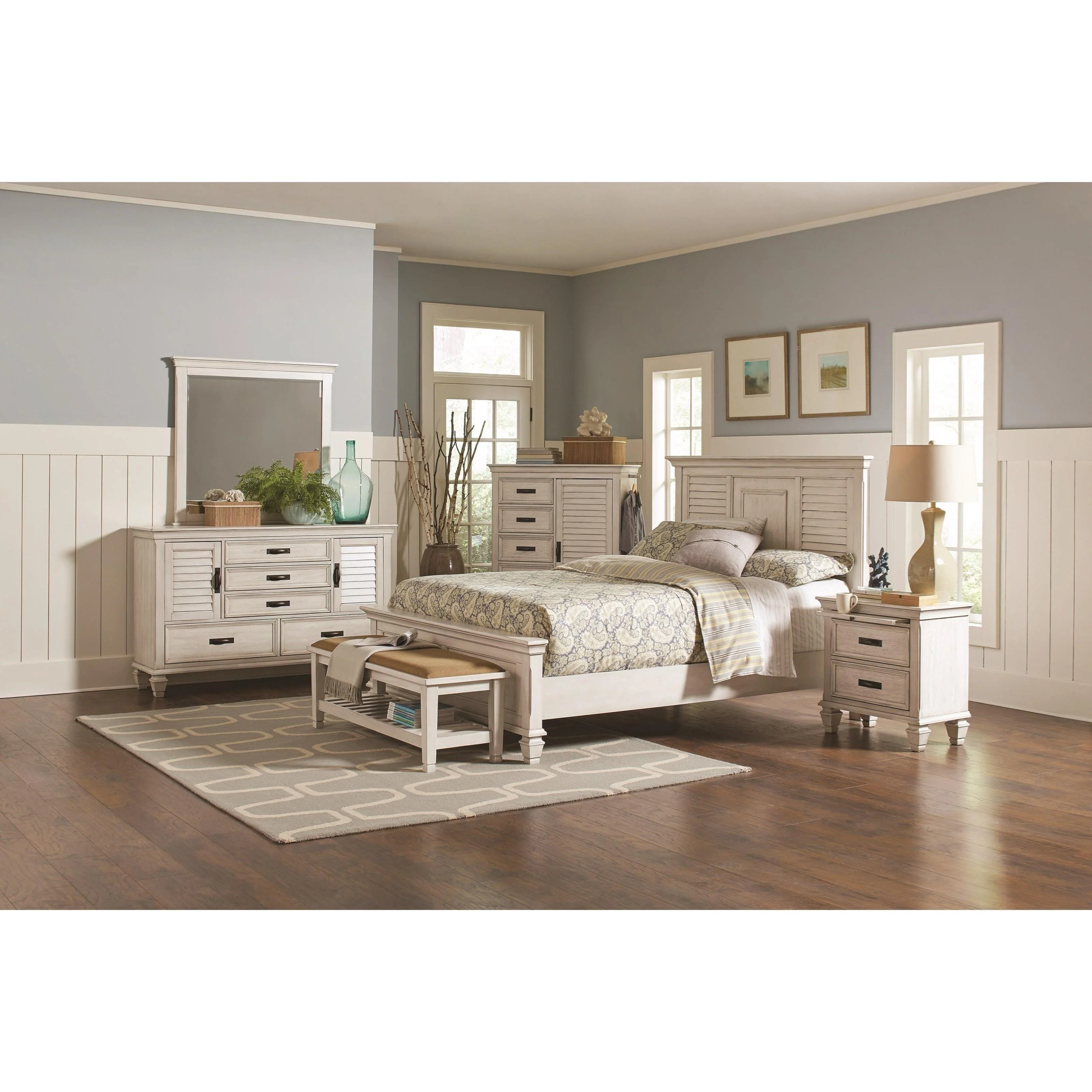 Coaster Furniture Franco 205331Q 6 pc Queen Panel Bedroom Set - Image 1