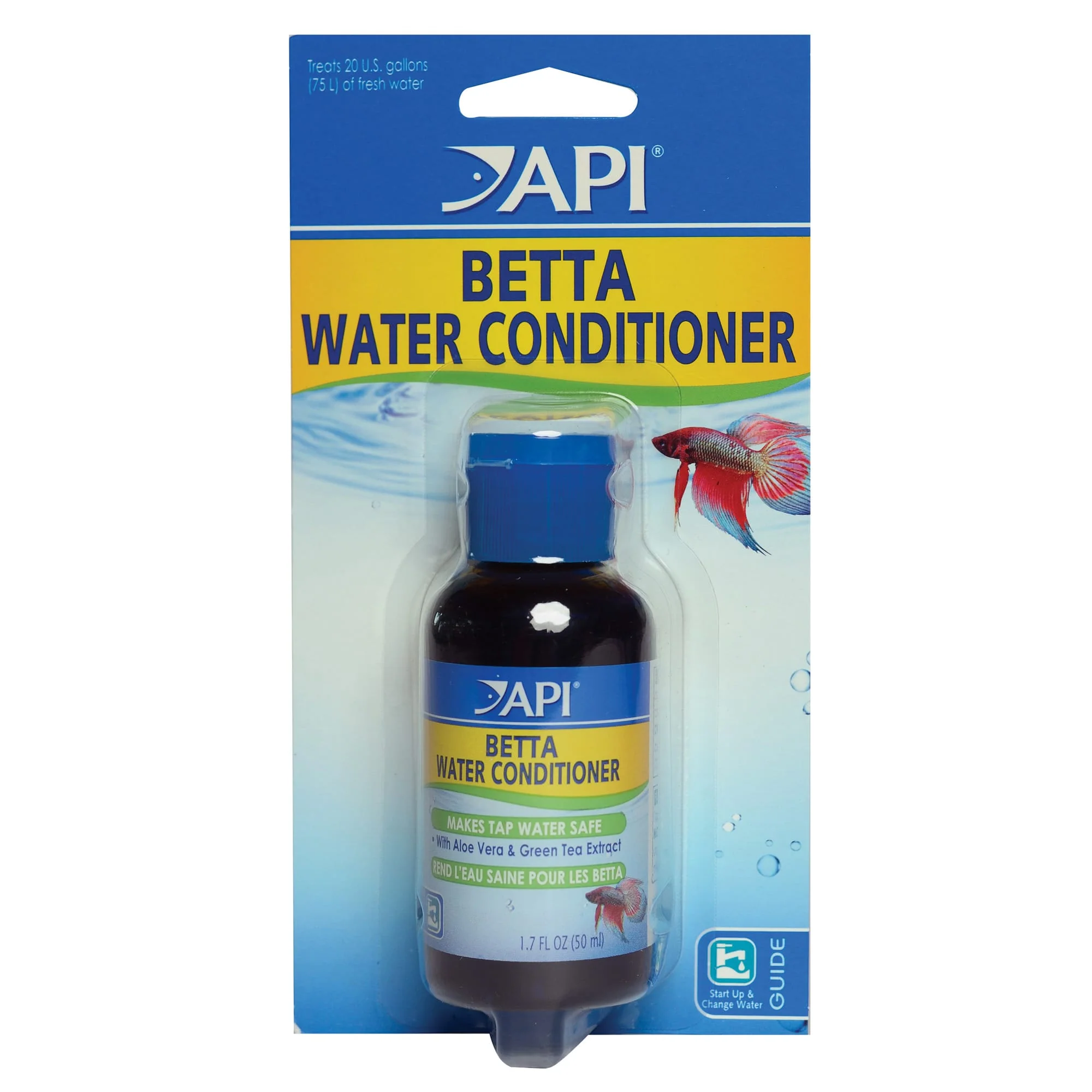 API Betta Water Conditioner  Betta Fish Freshwater Aquarium Water Conditioner  1.7 oz - Image 1