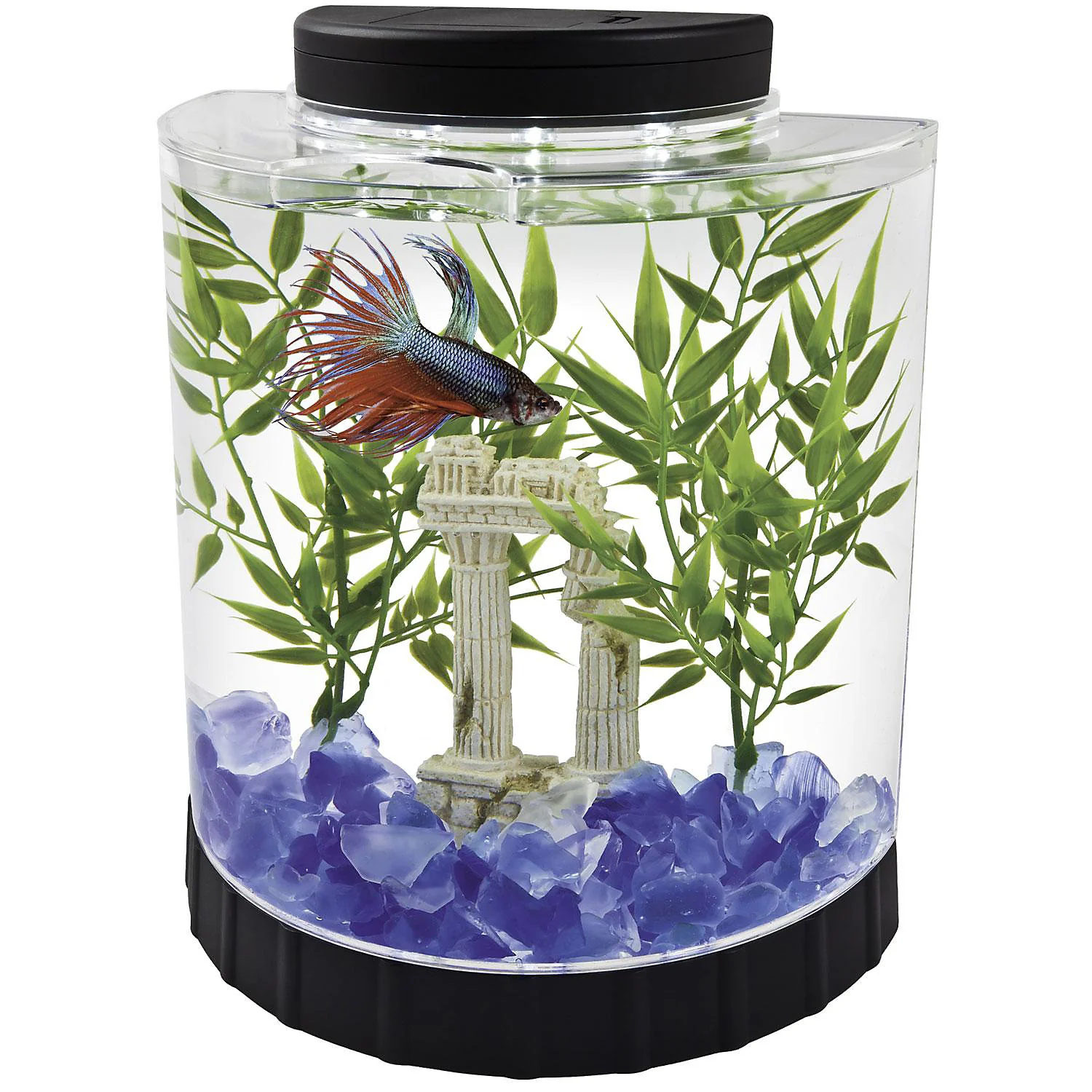 United Pet Group Tetra - Led Half Moon Betta Kit 1. 1 Gallon - 29049 - Image 1