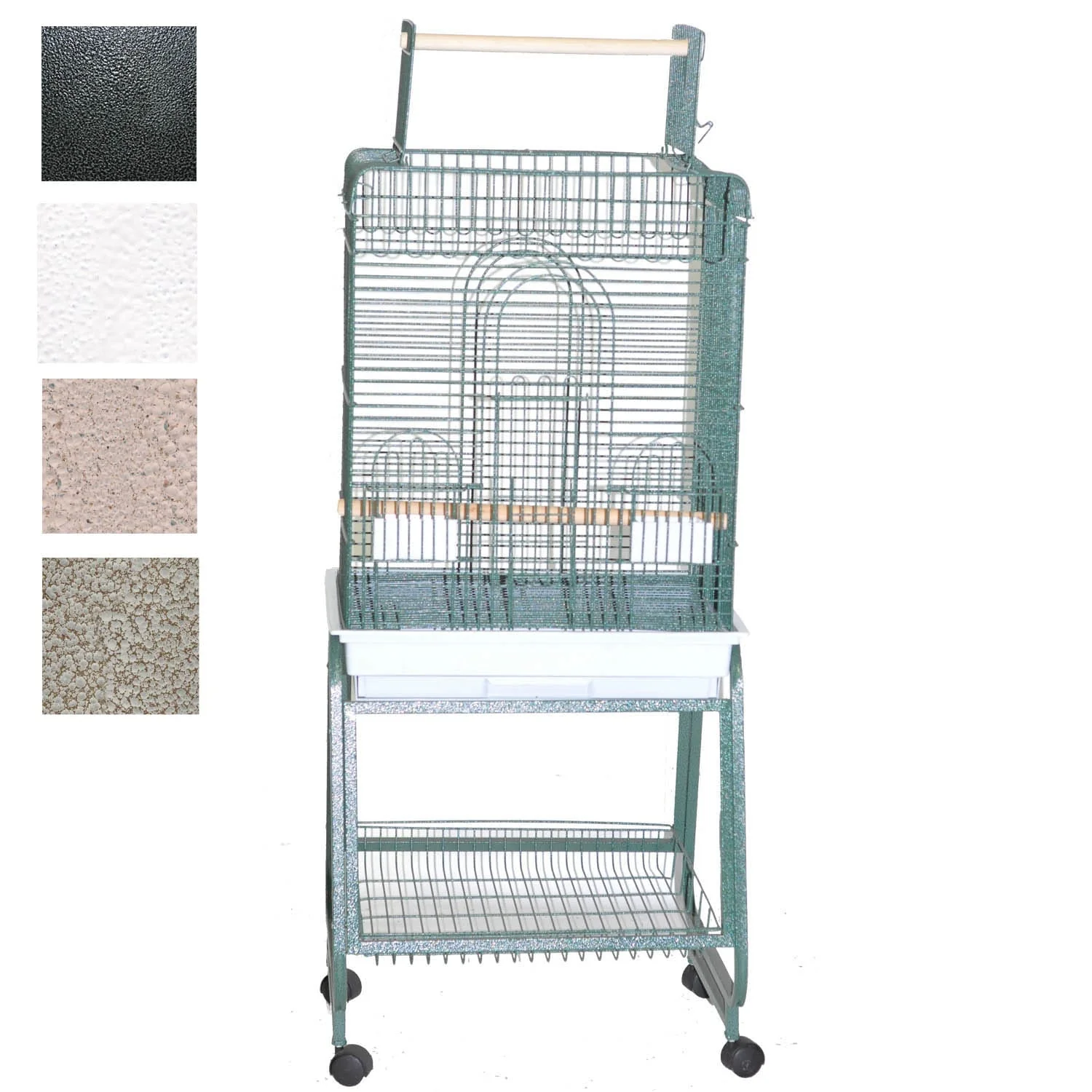 A&E Cage Co Winston Playtop Cage White - Image 1