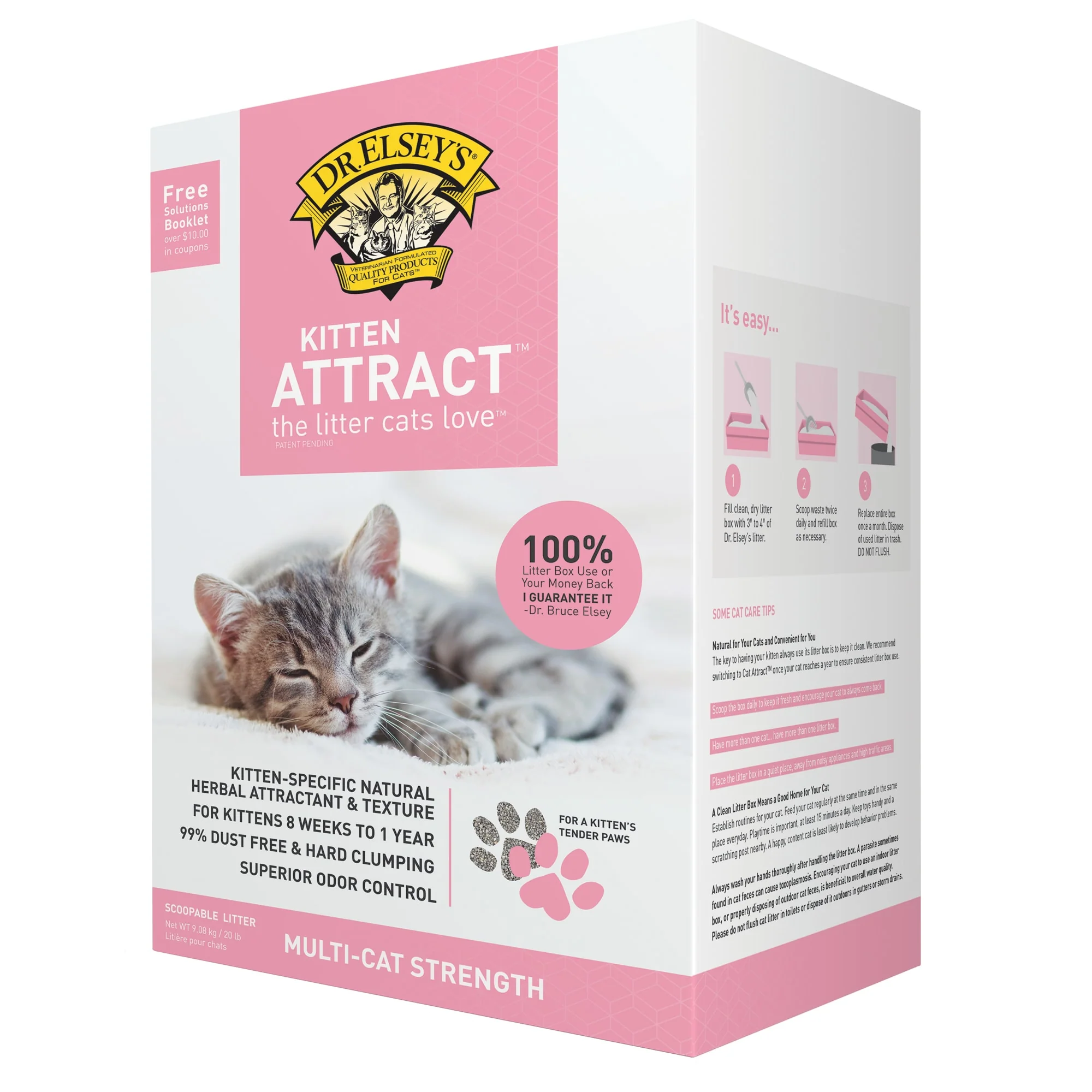 Dr. Elsey s Precious Cat Kitten Attract Cat Litter 20lb - Image 1