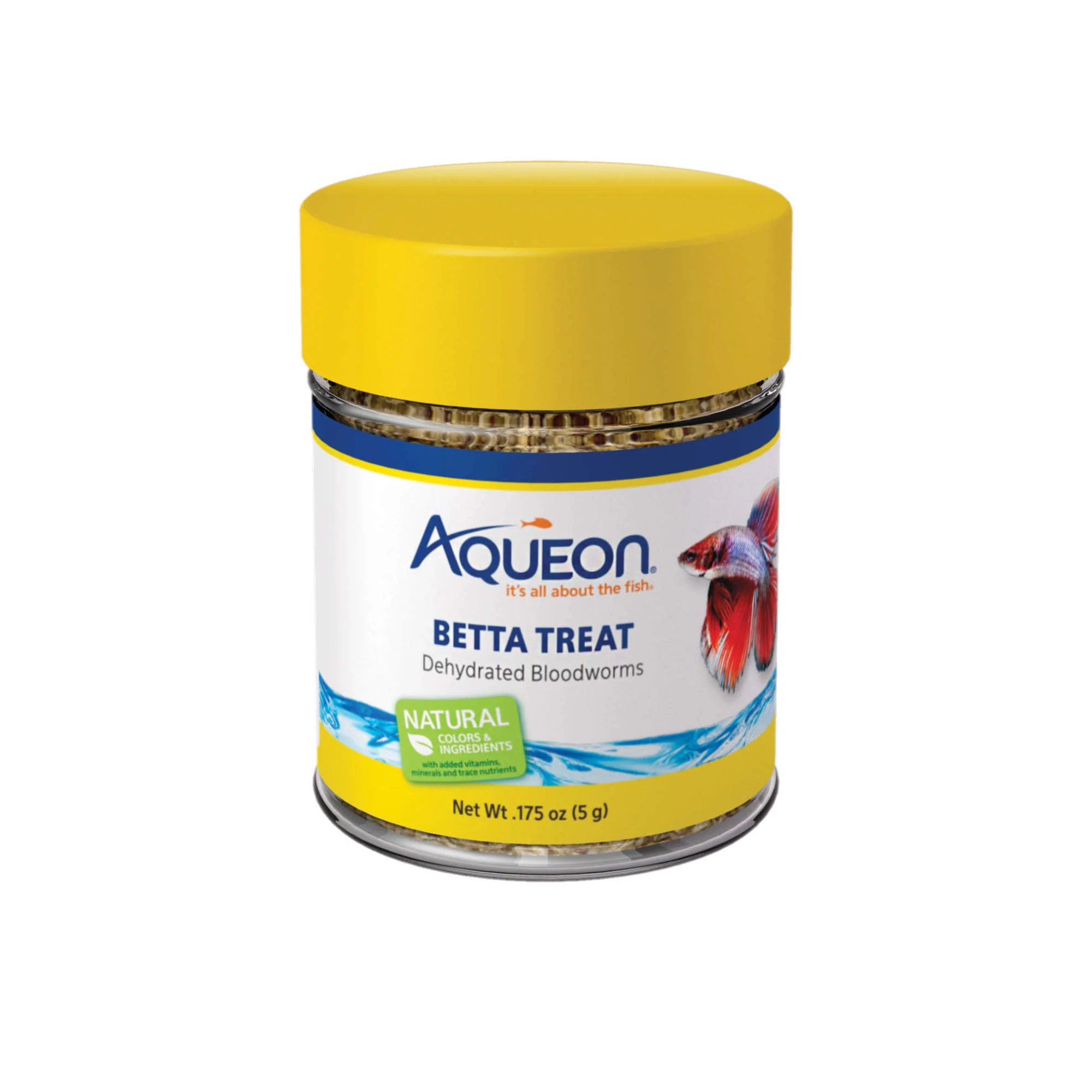 Aqueon Betta Treat Freeze Dried Bloodworms - Image 1