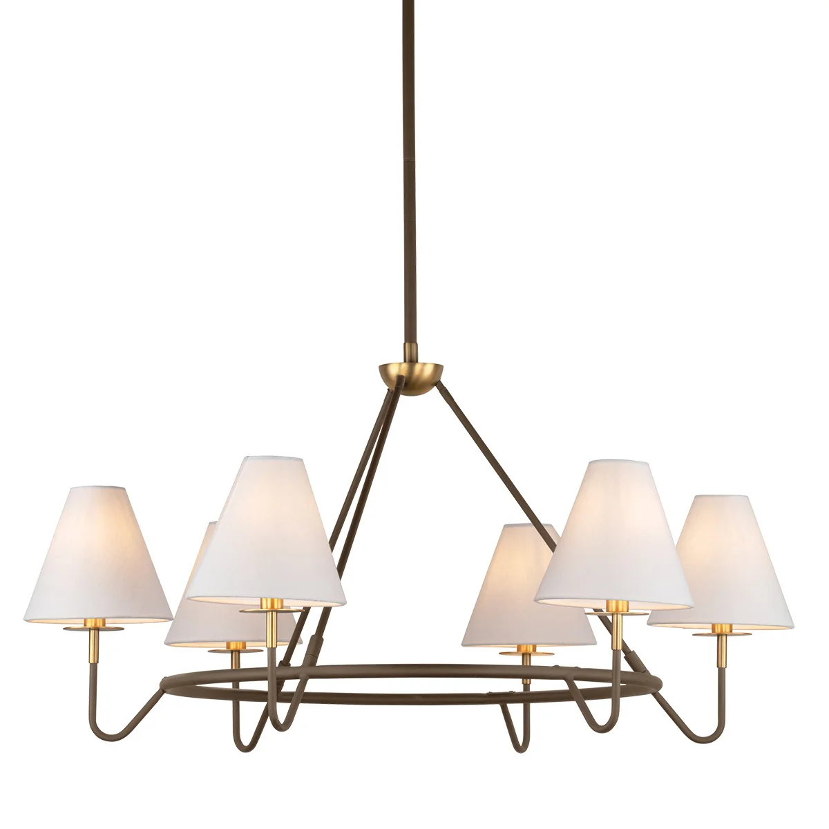 Polly Six Light Chandelier - Image 1