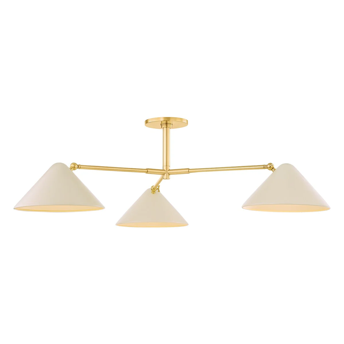 Sonja Three Light Semi Flush Mount - Image 1