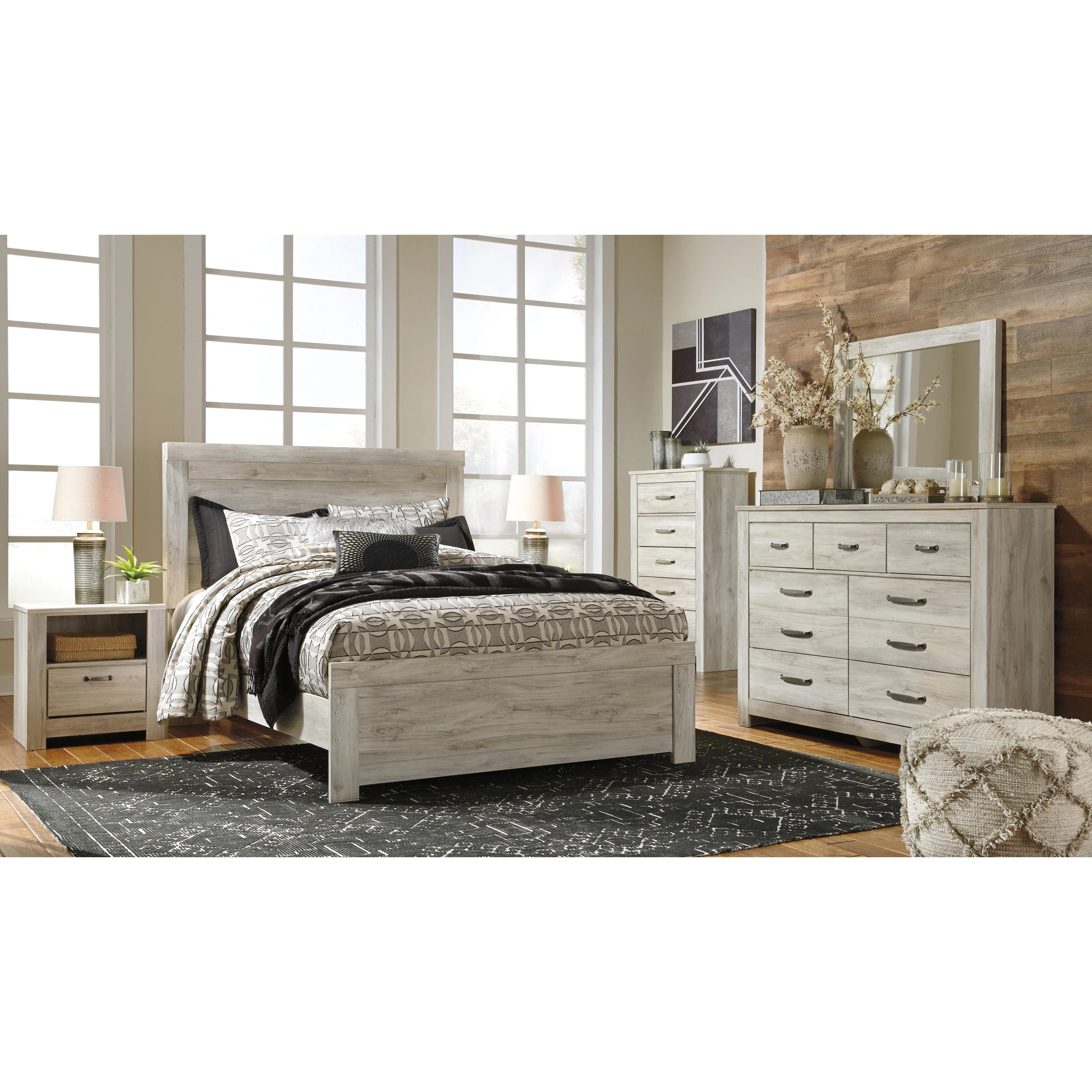 Signature Design by Ashley Bellaby B331B14 6 pc Queen Panel Bedroom Set - Image 2