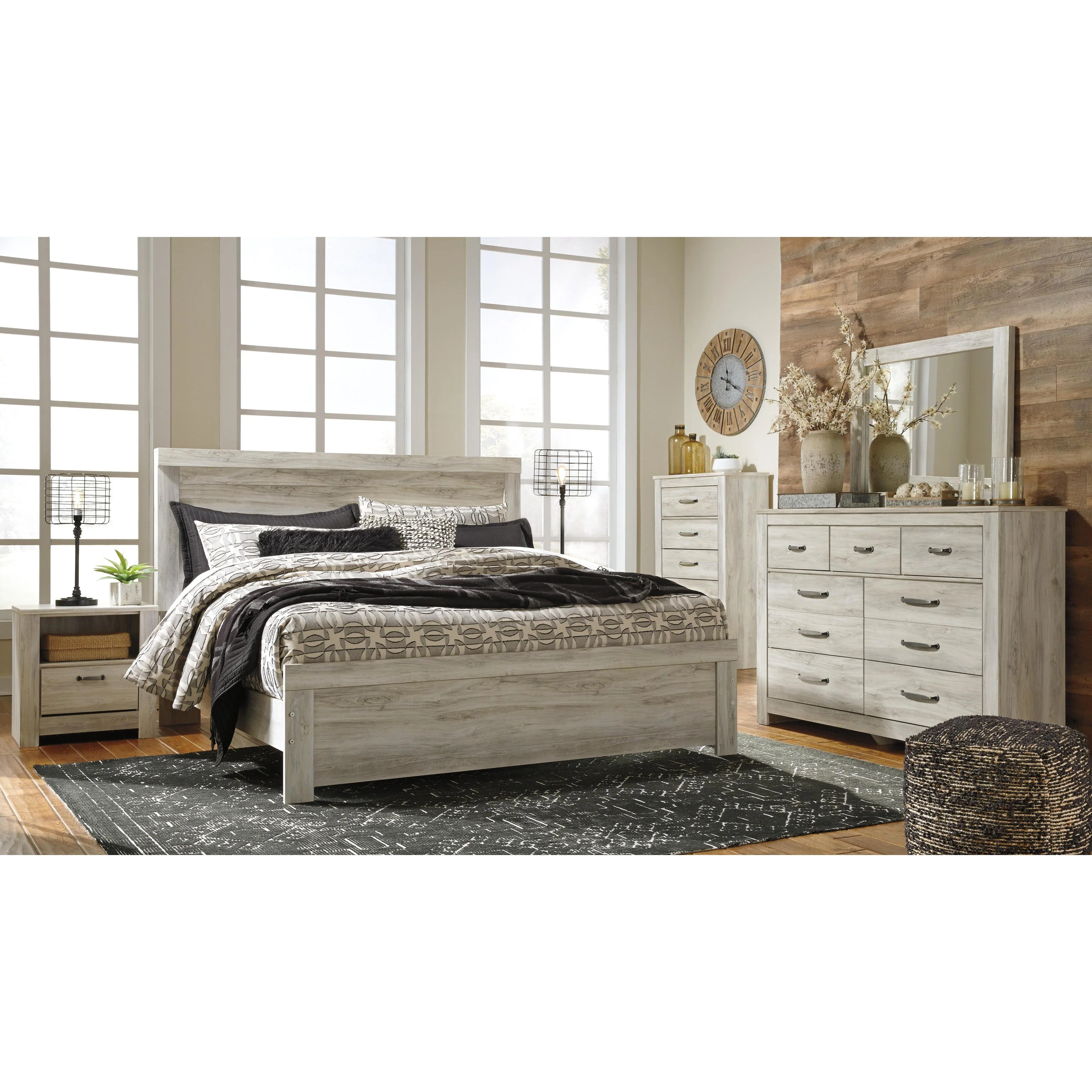 Signature Design by Ashley Bellaby B331 6 pc King Panel Bedroom Set - Image 1