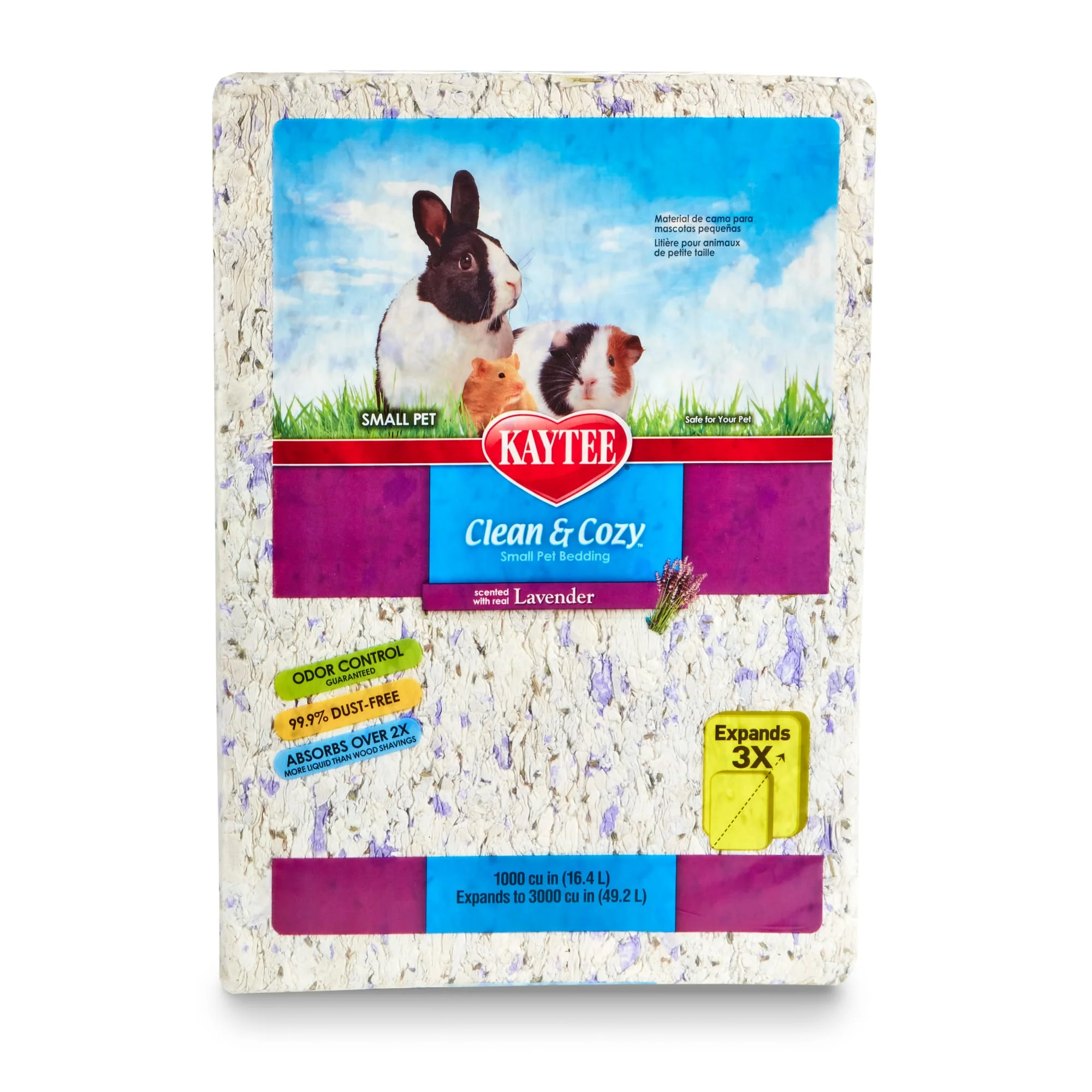 Kaytee Clean & Cozy Lavender Small Animal Pet Bedding  49.2 Liters - Image 1