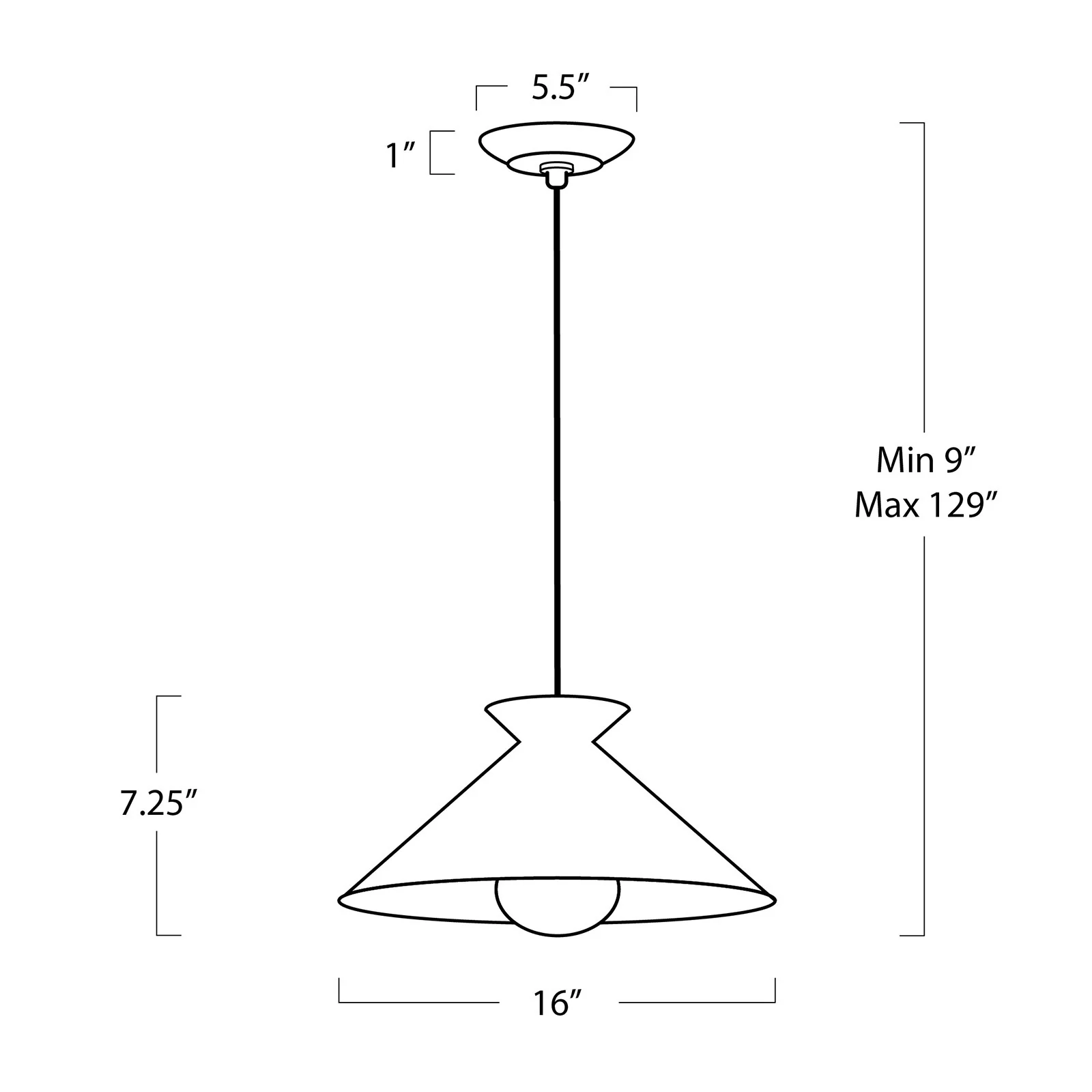 Viggo Pendant, Small - Image 3