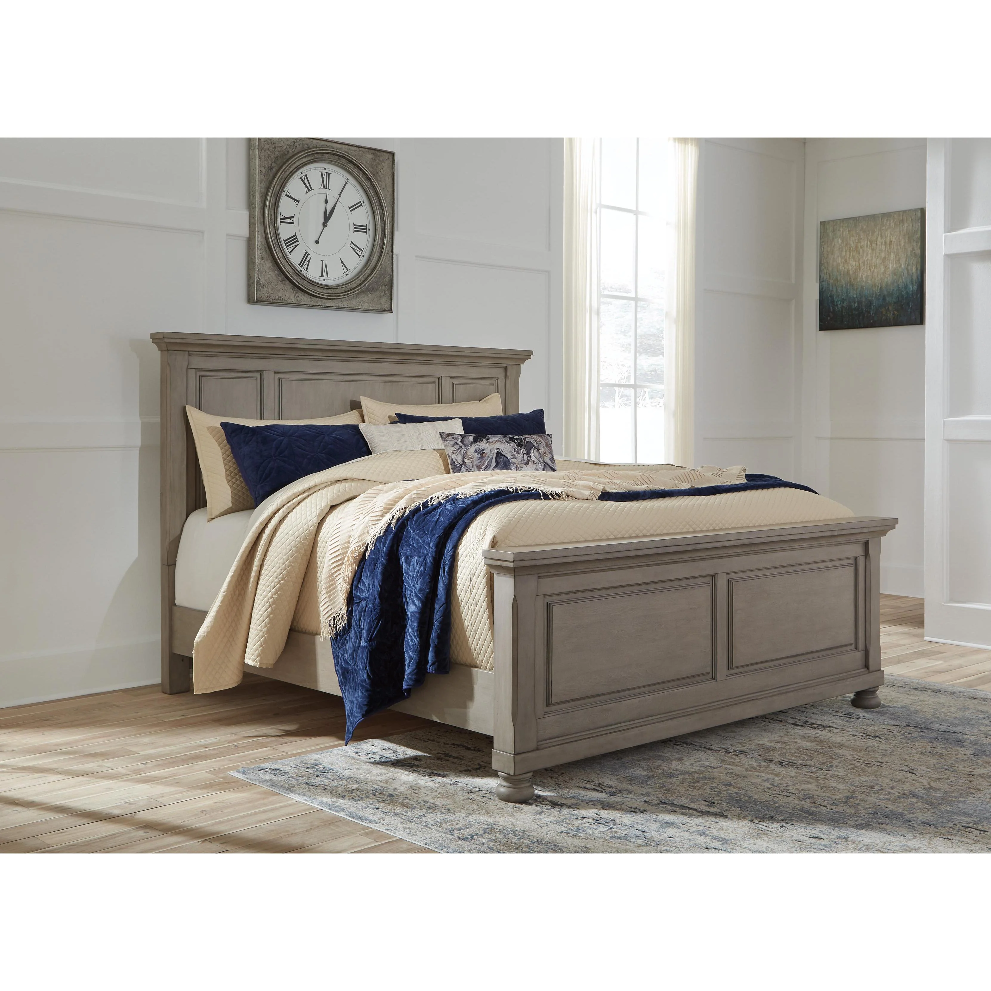Signature Design by Ashley Lettner B733B43 6 pc Queen Panel Bedroom Set - Image 2