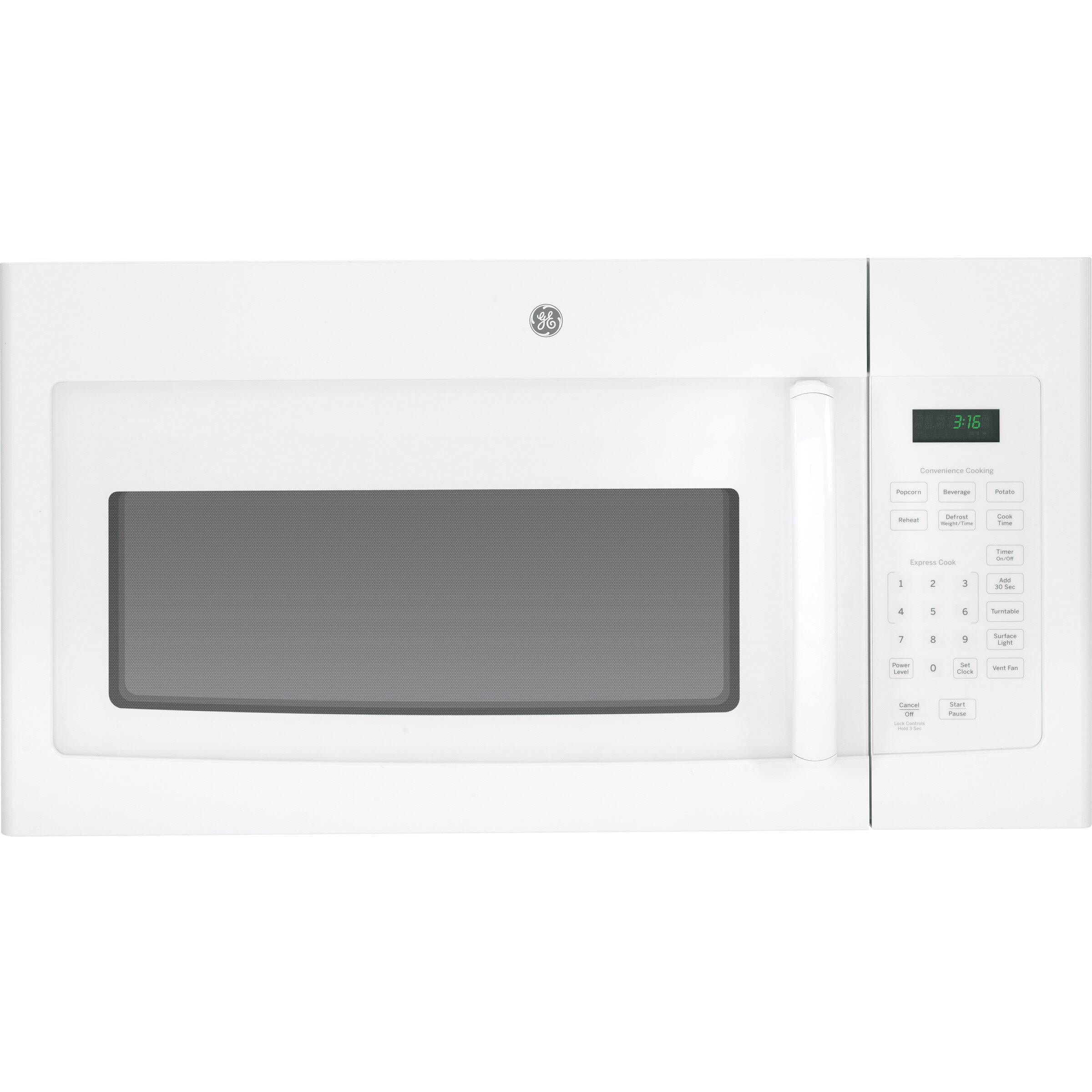 GE 30-inch, 1.6 cu. ft. Over-the-Range Microwave Oven JVM3160DFWW - Image 1