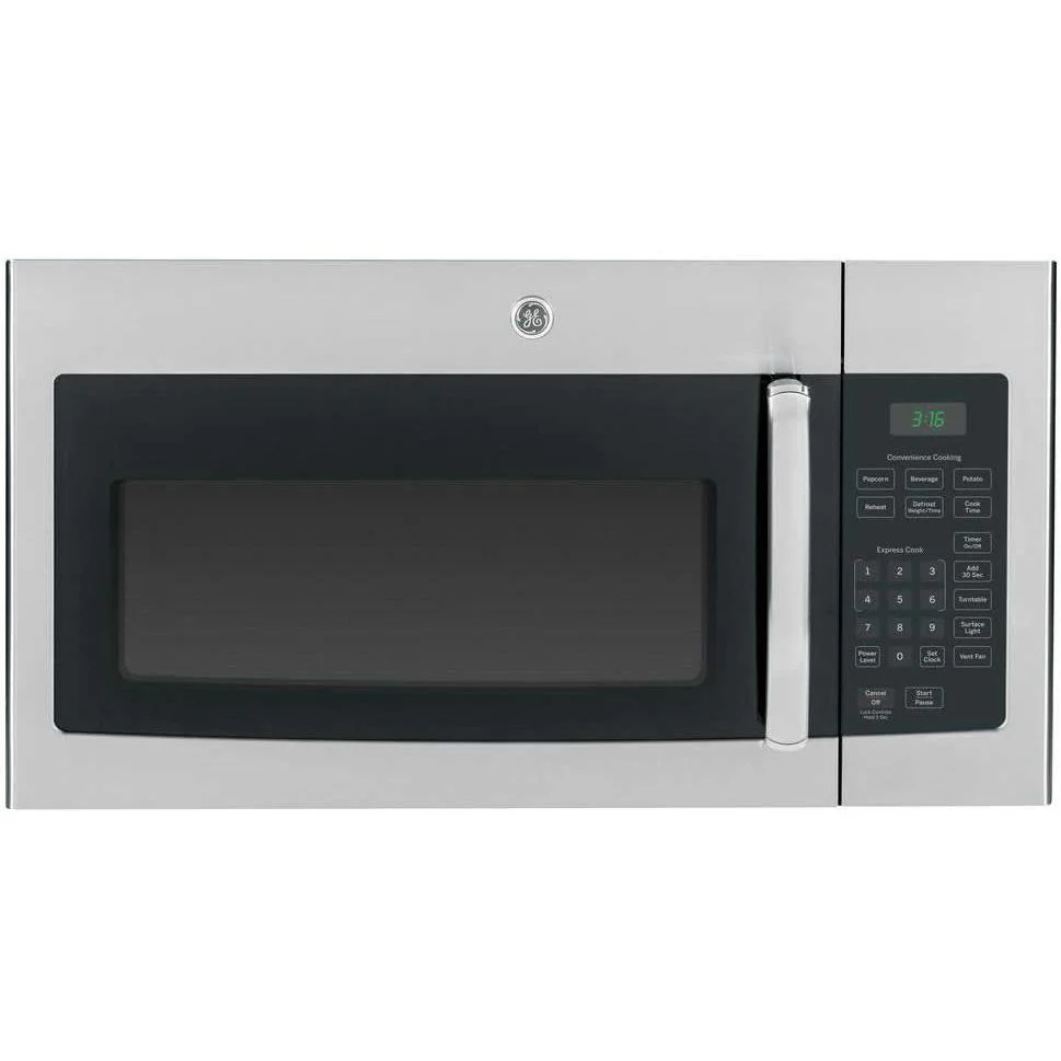 GE 30-inch, 1.6 cu. ft. Over-the-Range Microwave Oven JVM3160RFSS - Image 1