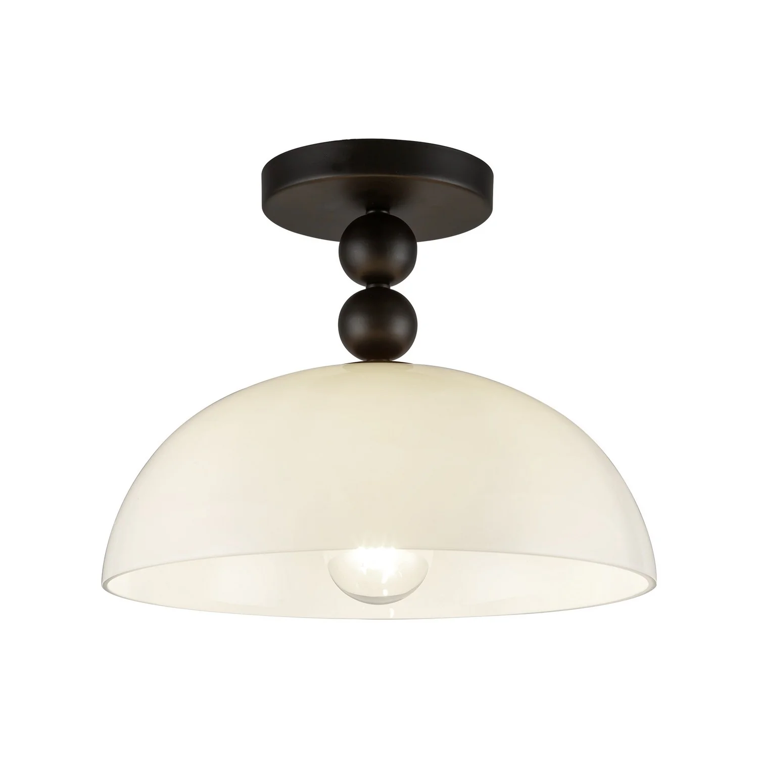 Paisley One Light Semi-Flush Mount - Image 1