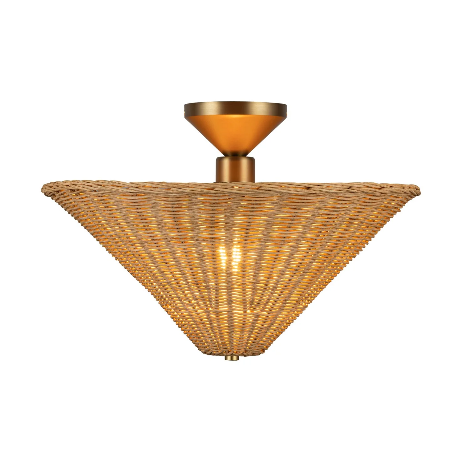 Bridgette One Light Semi-Flush Mount - Image 1