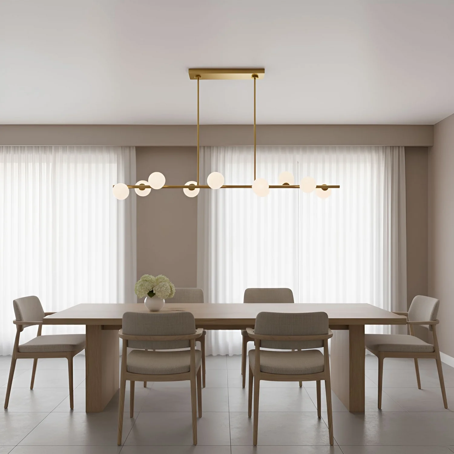 Altair Nine Light Linear Chandelier - Image 3