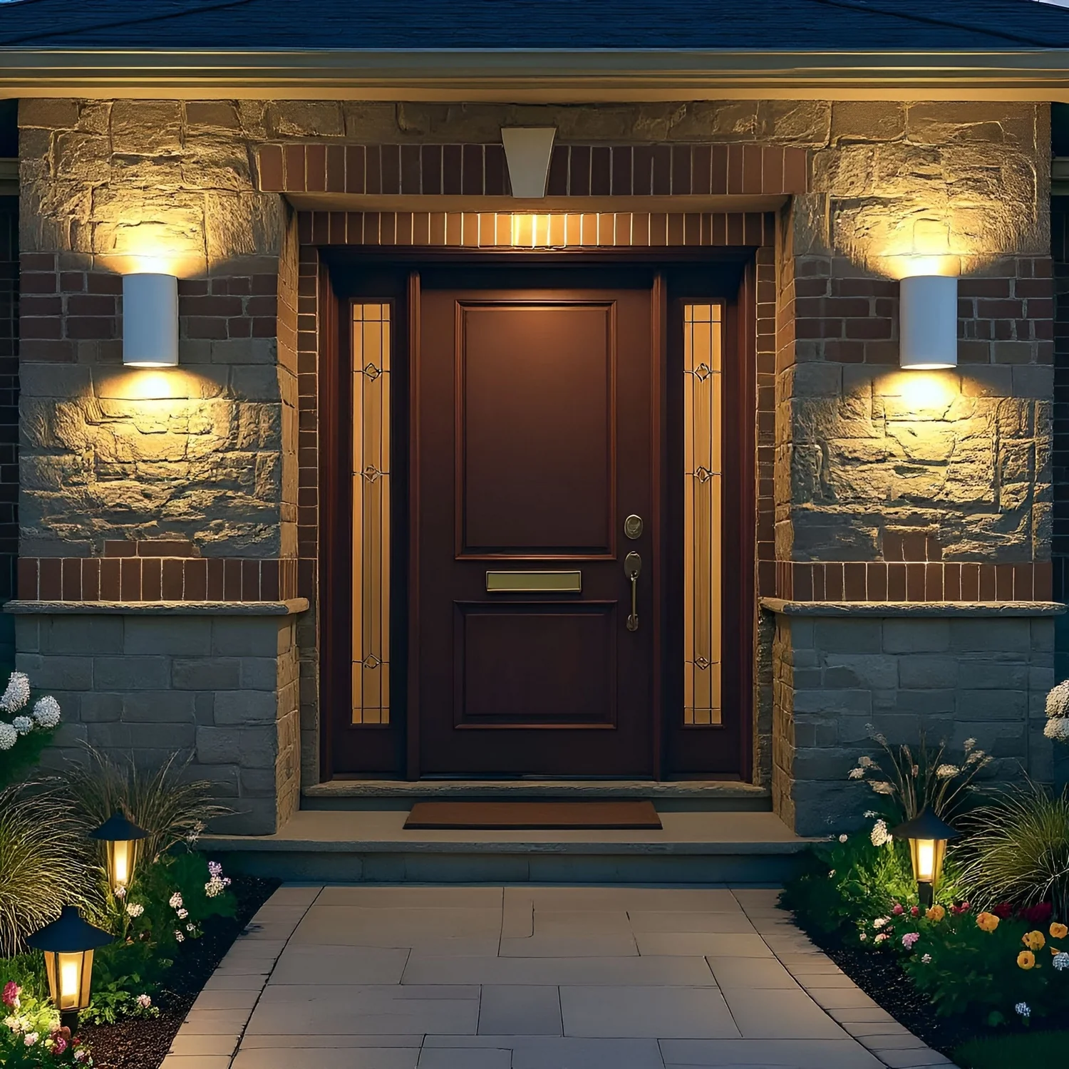 Outdoor Cylinders One Light Wall Lantern - Image 3