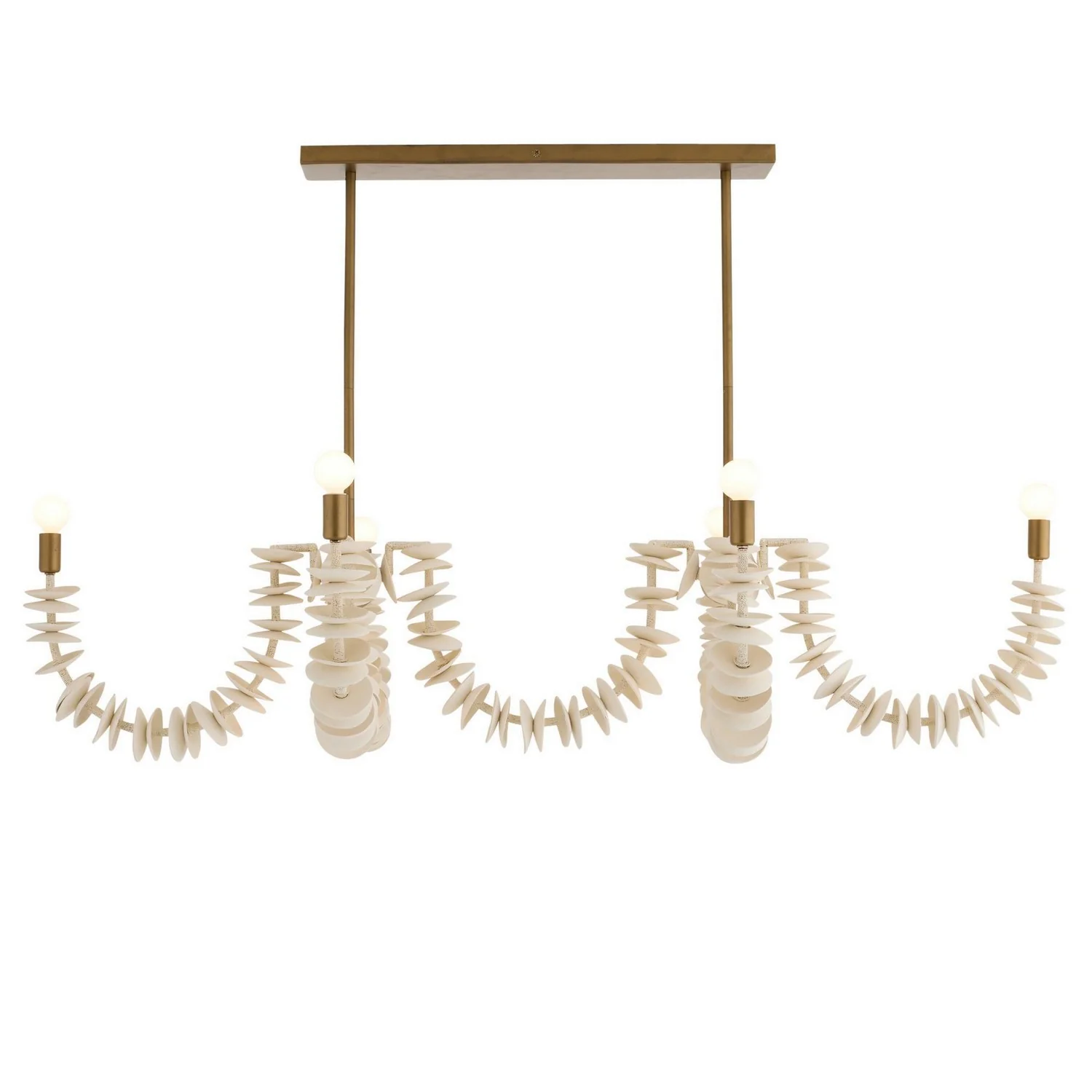 Kalama Eight Light Linear Chandelier - Image 1