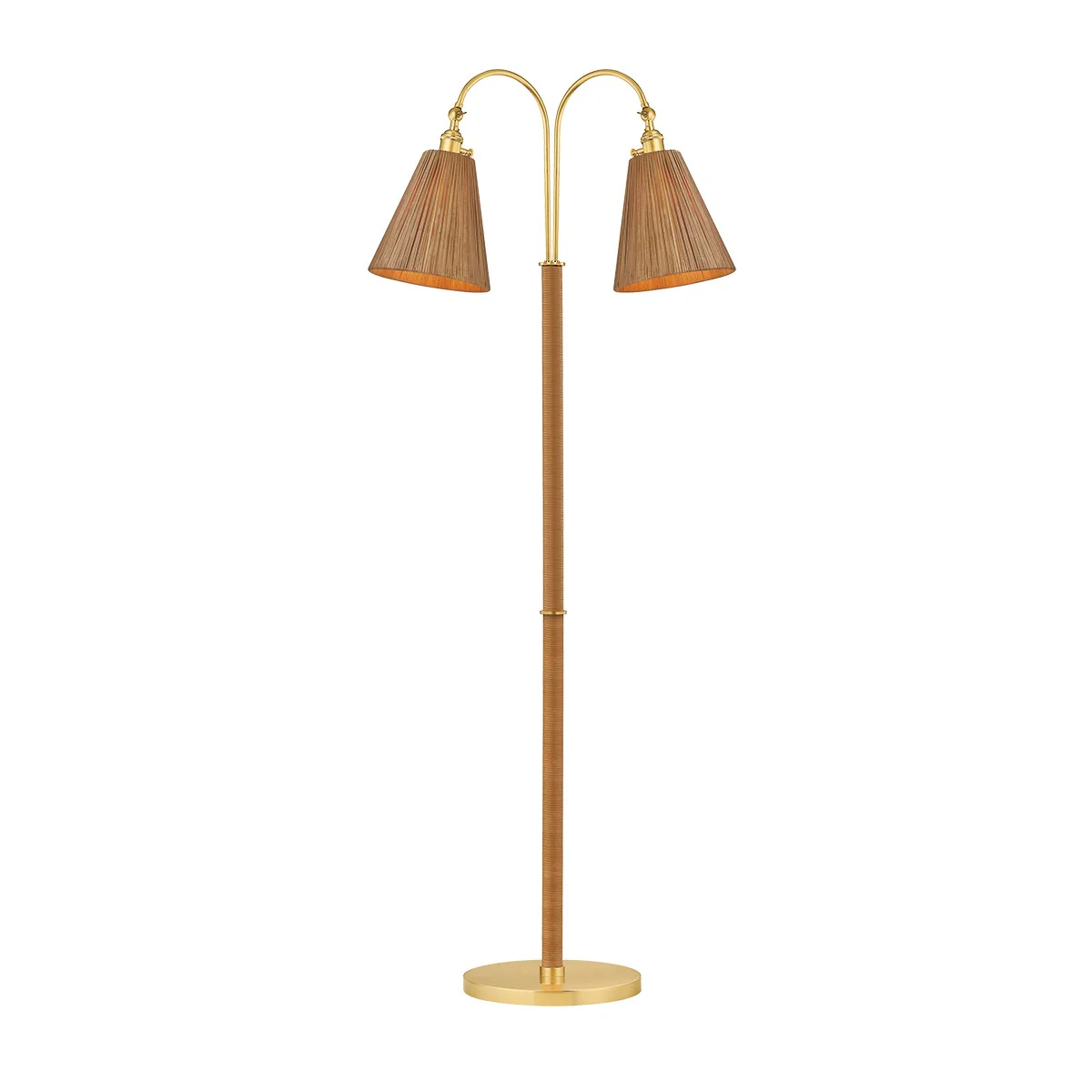 Ruthin Two Light Floor Lamp - Image 1