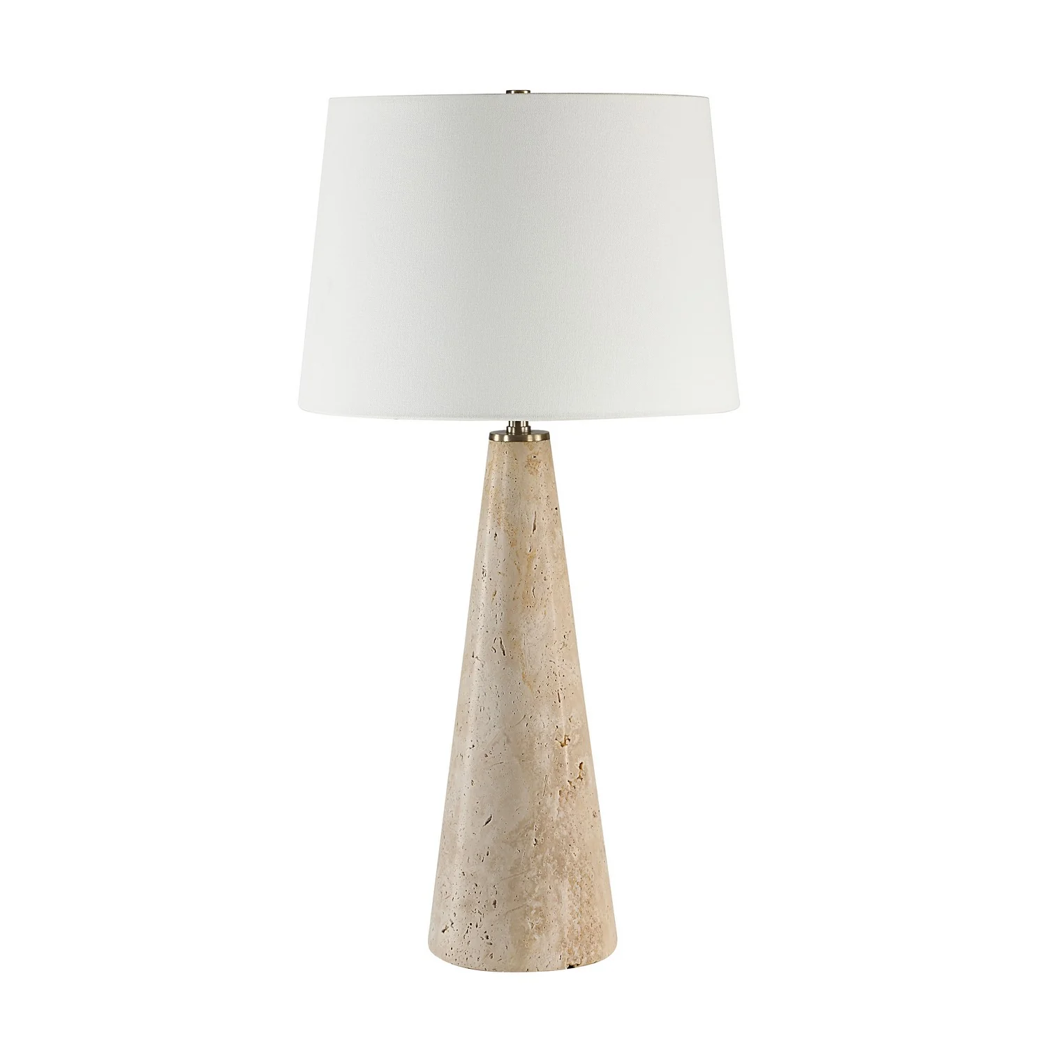Alma Travertine Table Lamp - Image 1