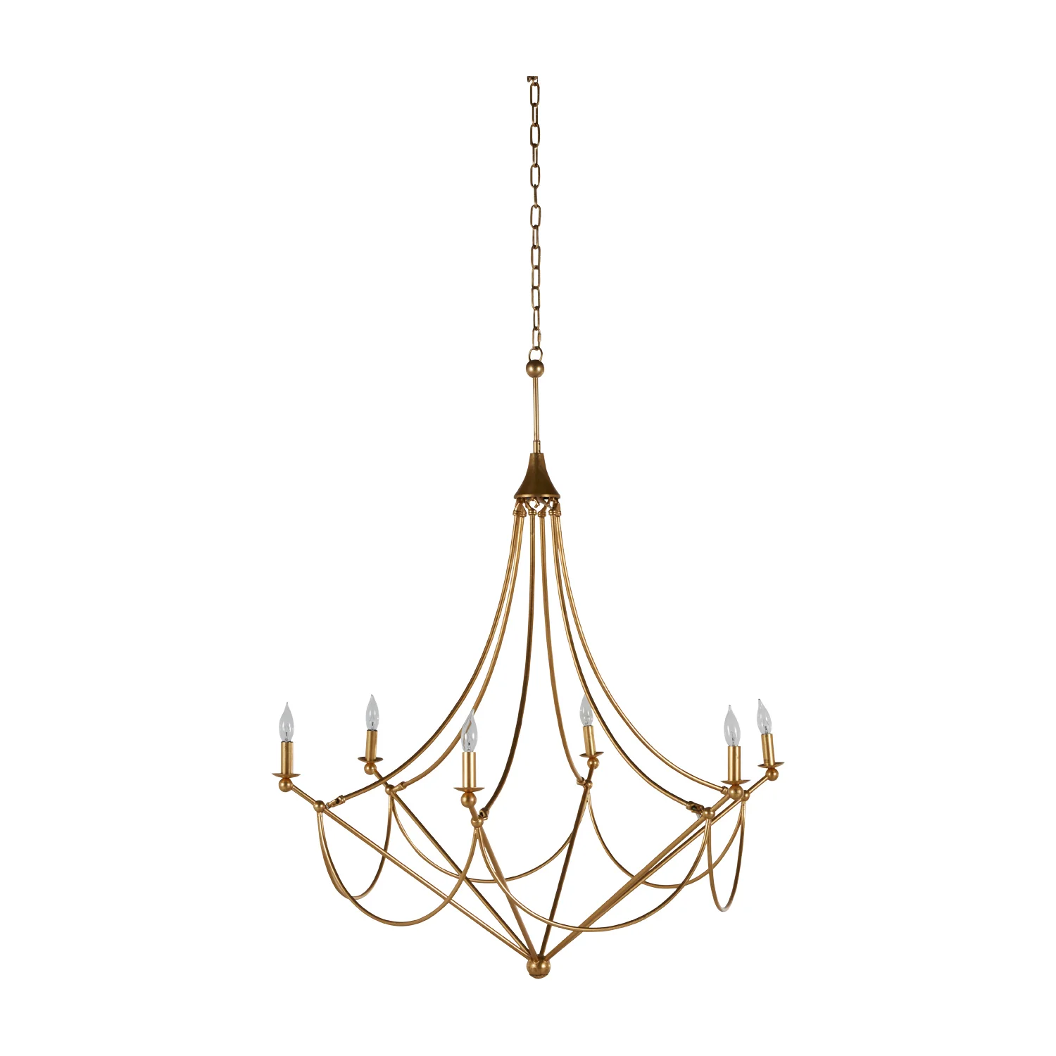 Miles Six Light Chandelier - Image 1
