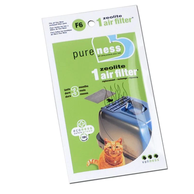 Van Ness Pureness Zeolite Cat Litter Box Air Filter Replacement - Image 1