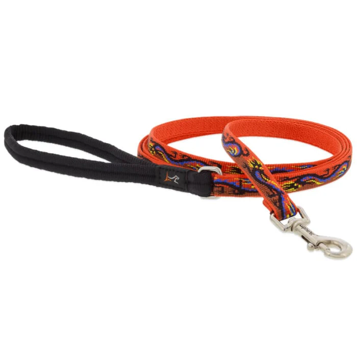 Lupine Pet Dog 6 Ft Long 3/4 In Leash Microbatch Lucky Dragon - Image 1