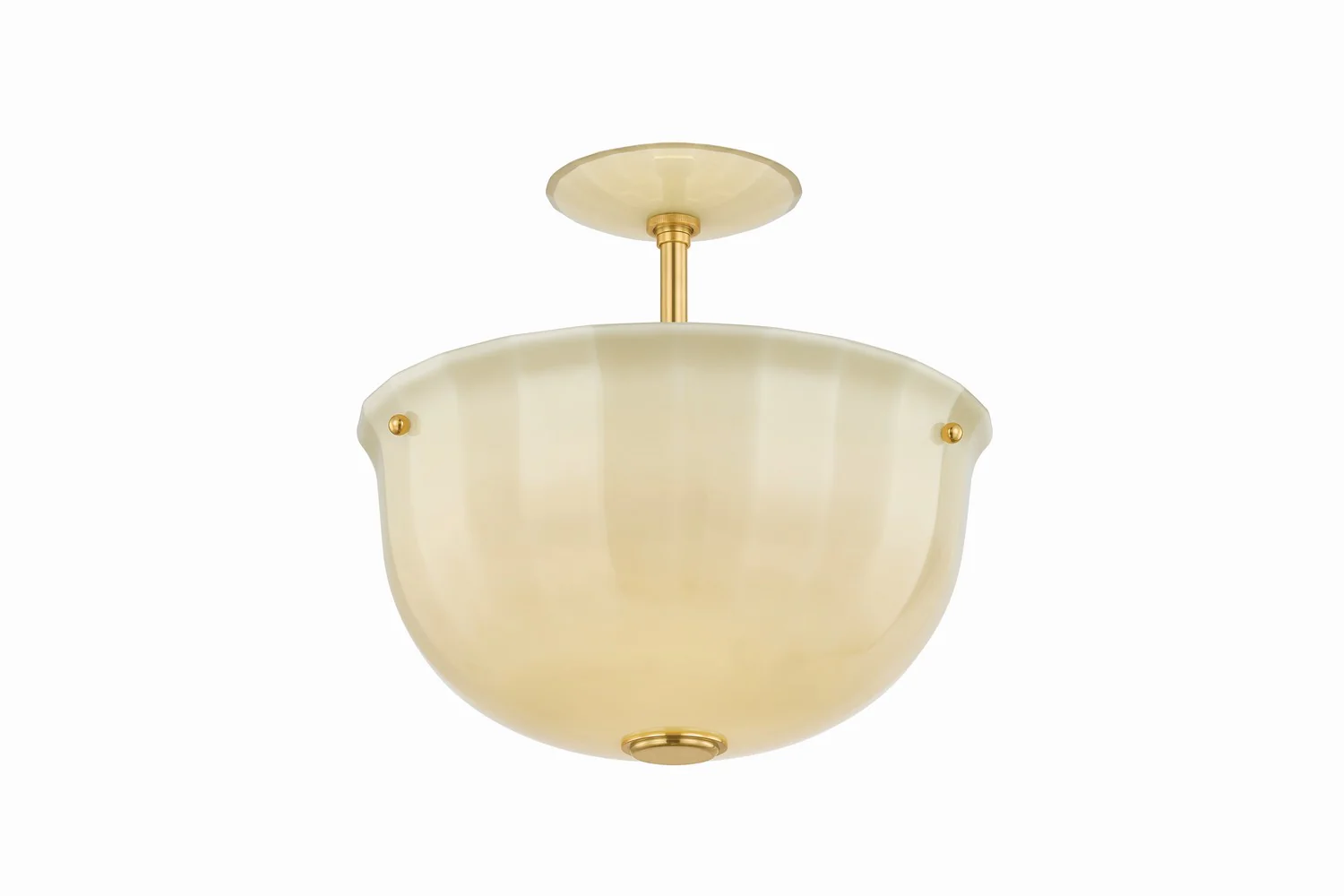 Nevins One Light Semi Flush Mount - Image 1
