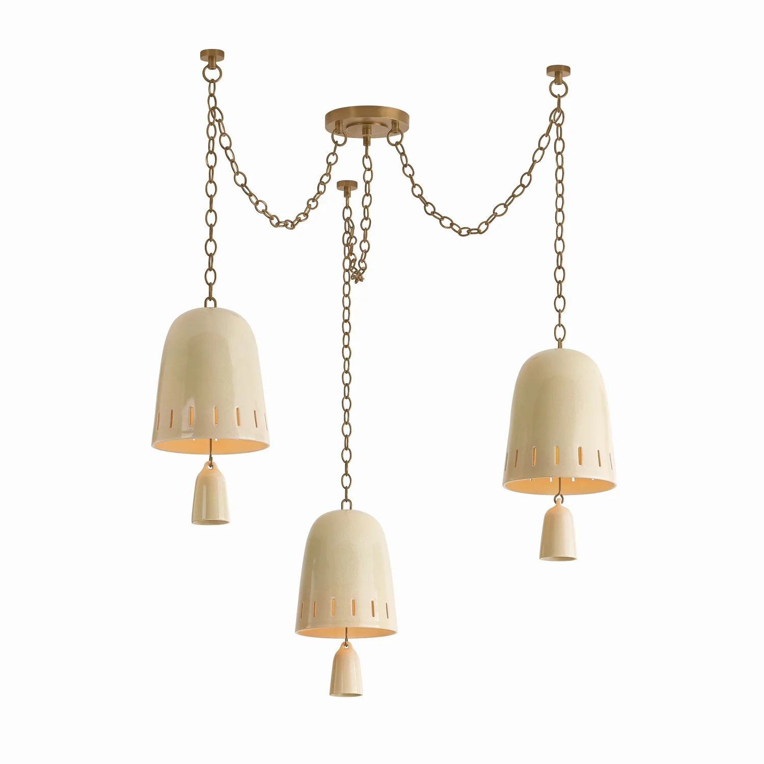 Omi Three Light Chandelier - Image 1