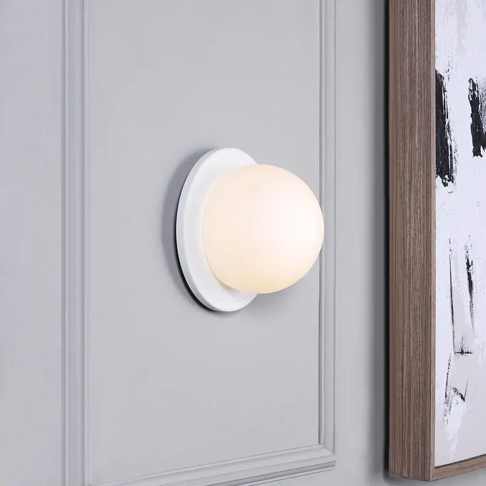 Angus Wall Sconce, White - Image 2