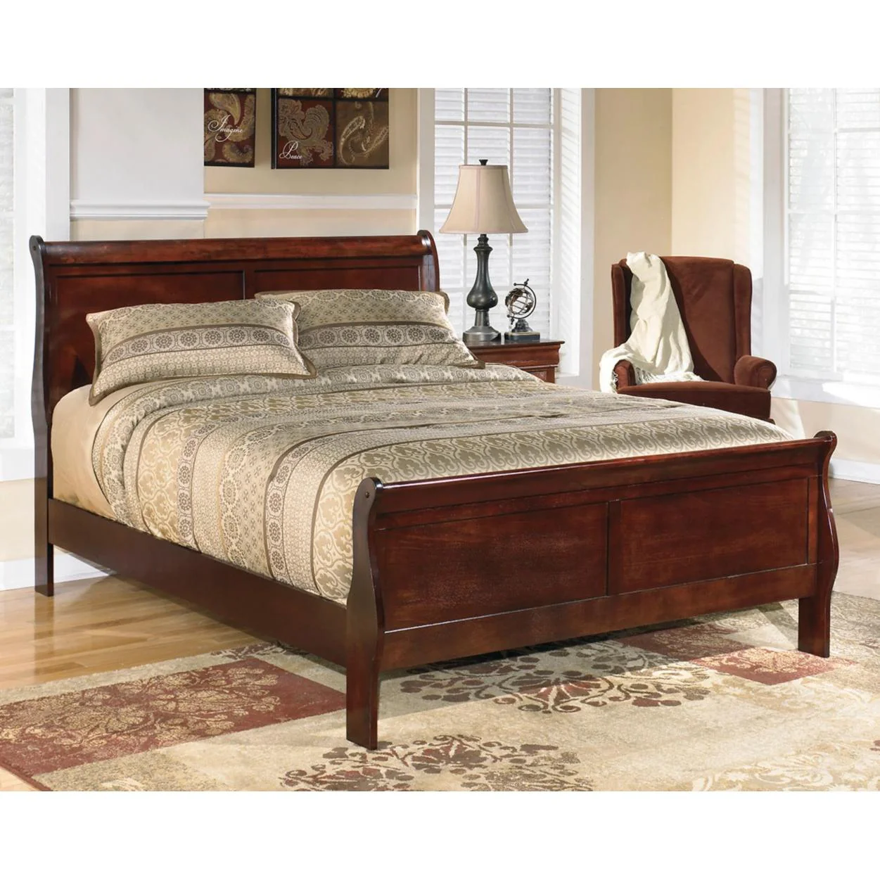 Signature Design by Ashley Alisdair Queen Sleigh Bed B376-81/B376-96 - Image 2