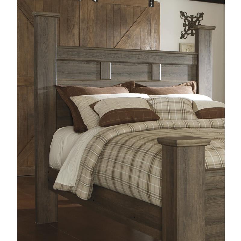 Signature Design by Ashley Juararo B251-67 Queen Poster Headboard - Image 1