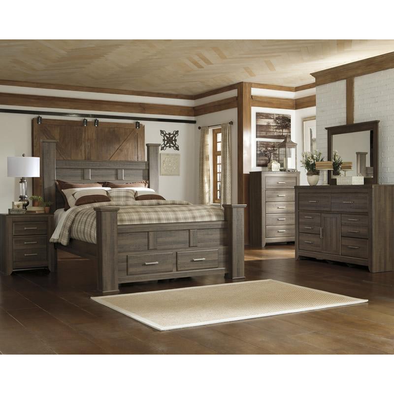 Signature Design by Ashley Juararo B251-67 Queen Poster Headboard - Image 3