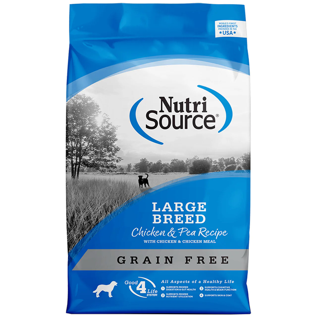 Nutrisource Grain Free Large Breed Dry Food 26lb Bag Chicken - Image 1