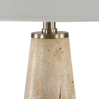 Alma Travertine Table Lamp - Image 3