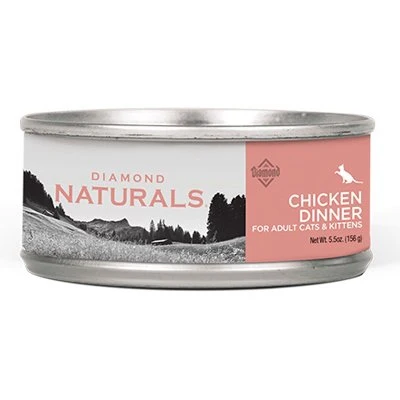 Diamond Nat Chicken Can Cat Food 5.5oz - Image 1