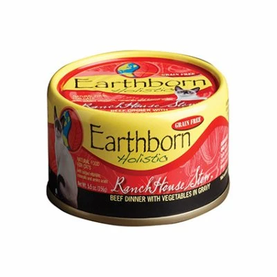 EARTHBORN Cat Food [Beef Dinner with Vegetables] [5.5 oz] - Image 1