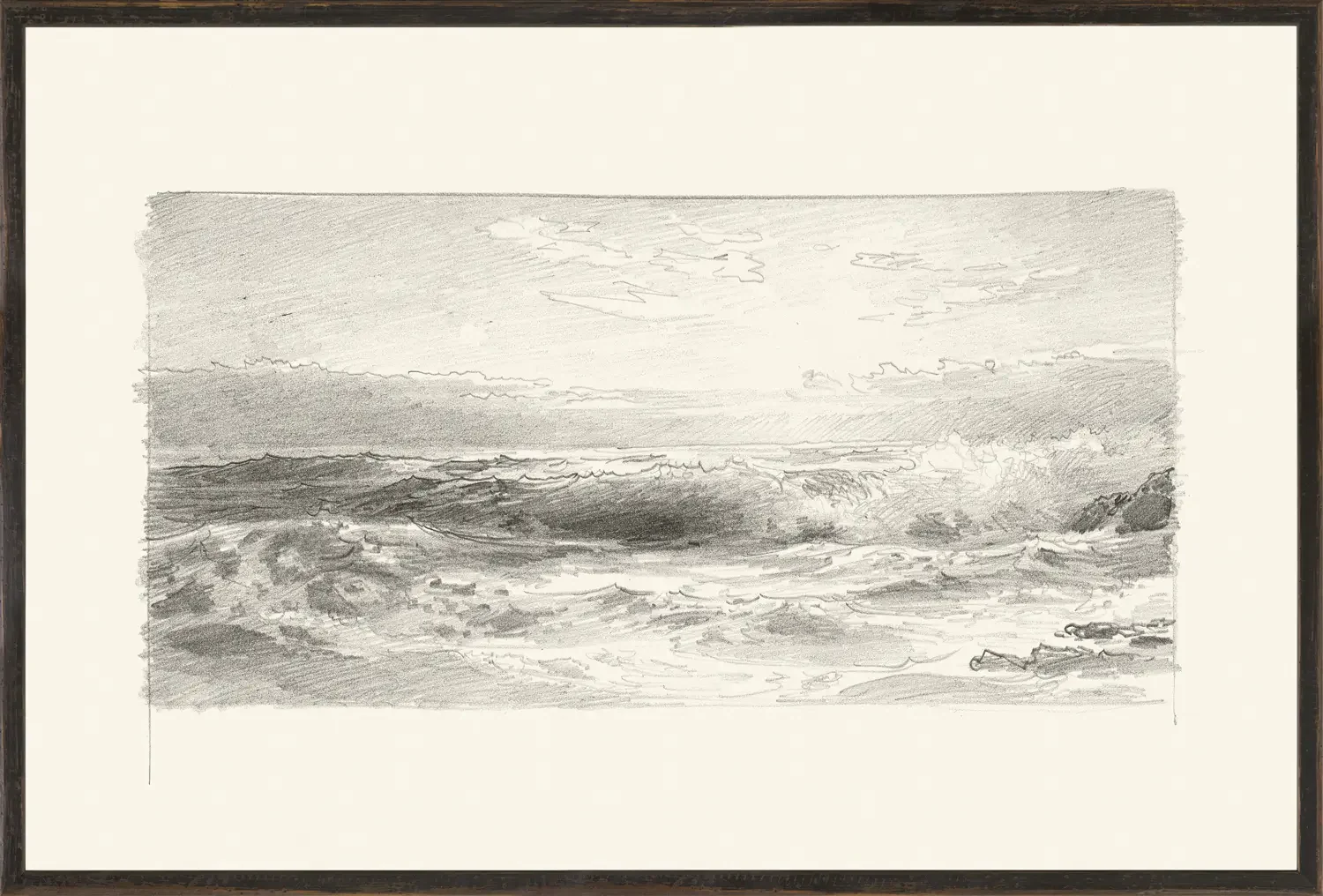 Graphite Seascape I - Image 1
