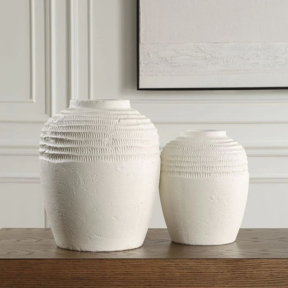 Ridge Vases, Set of 2 - Image 2