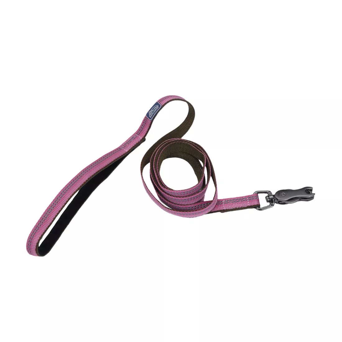 Coastal K9 Explorer 6ft Long 5/8in Reflective Dog Leash with Scissor Snap Rosebud - Image 1