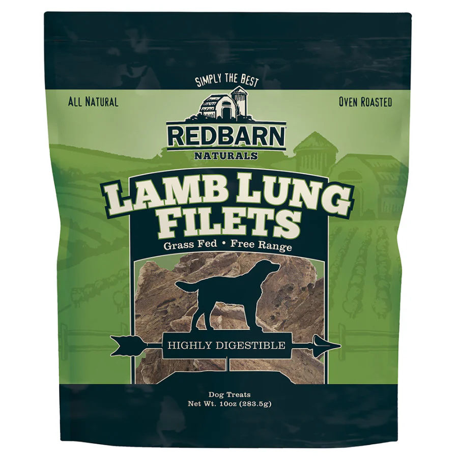 Redbarn Pet Products Lamb Lung Filets Dog Treat 10oz - Image 1