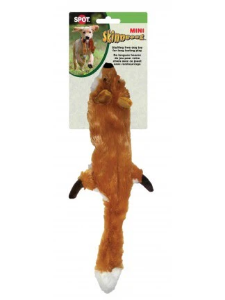 Spot Ethical Pet Dog Toy Mini Skinneeez Fox 14In - Image 1
