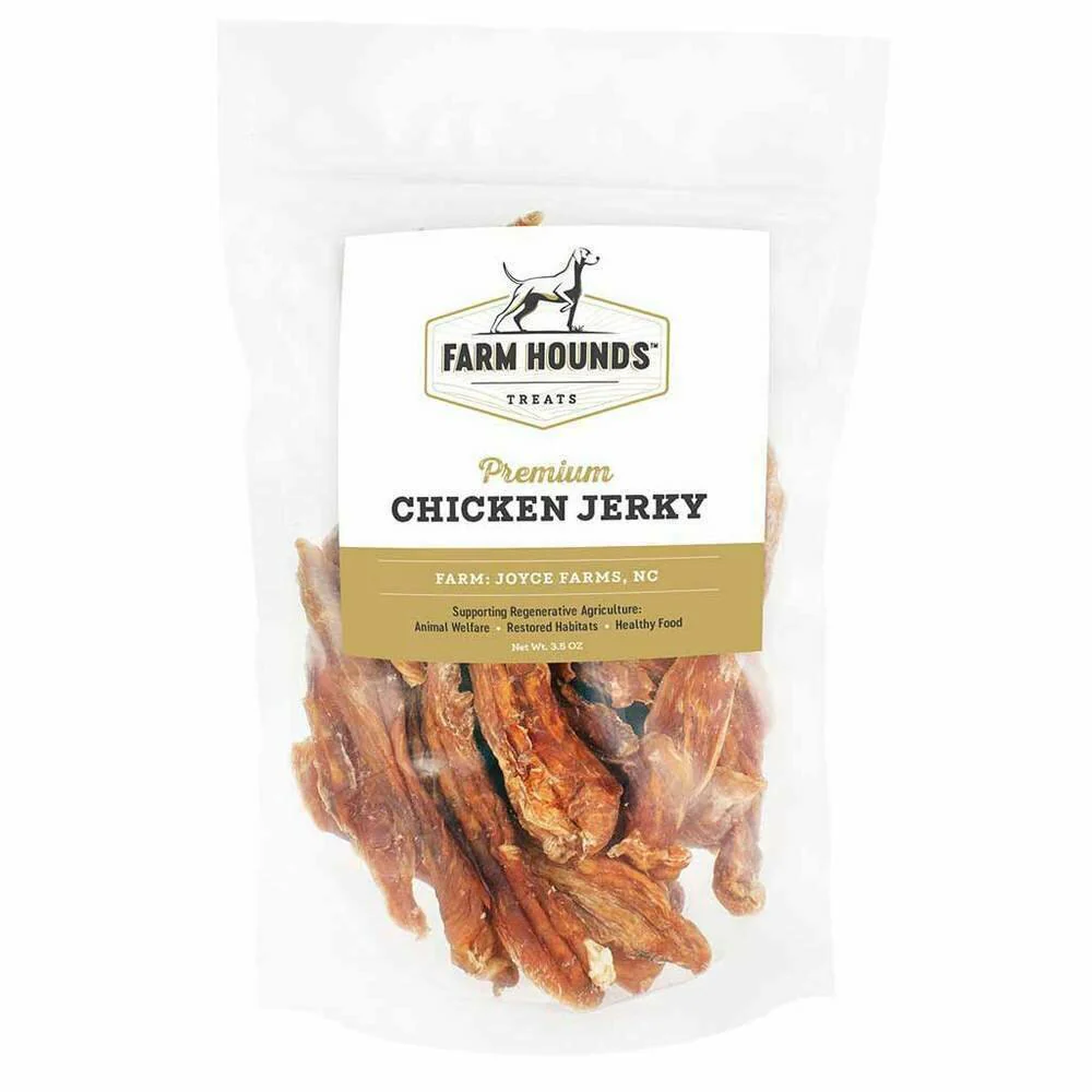 Farm Hounds Chicken Jerky Dog Treats 3.5oz - Image 1